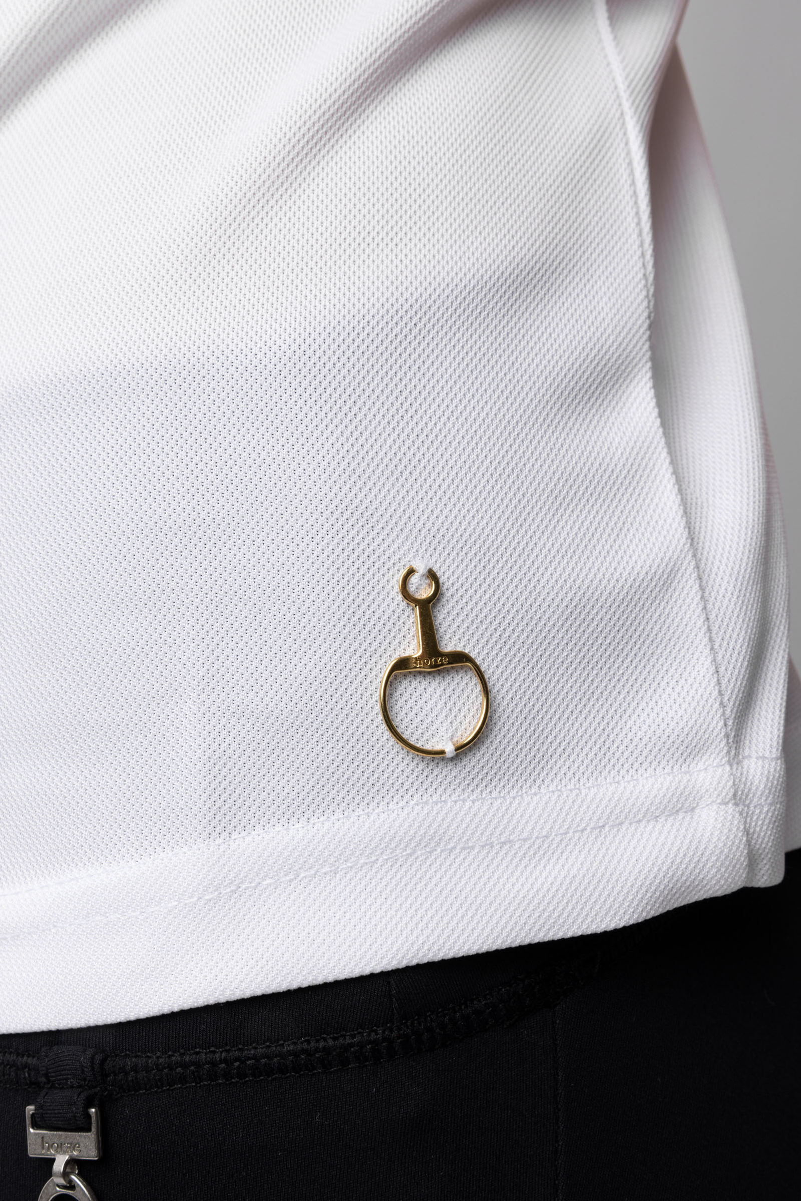 Horze Christel Camicia da spettacolo a maniche corte con volant da bambino