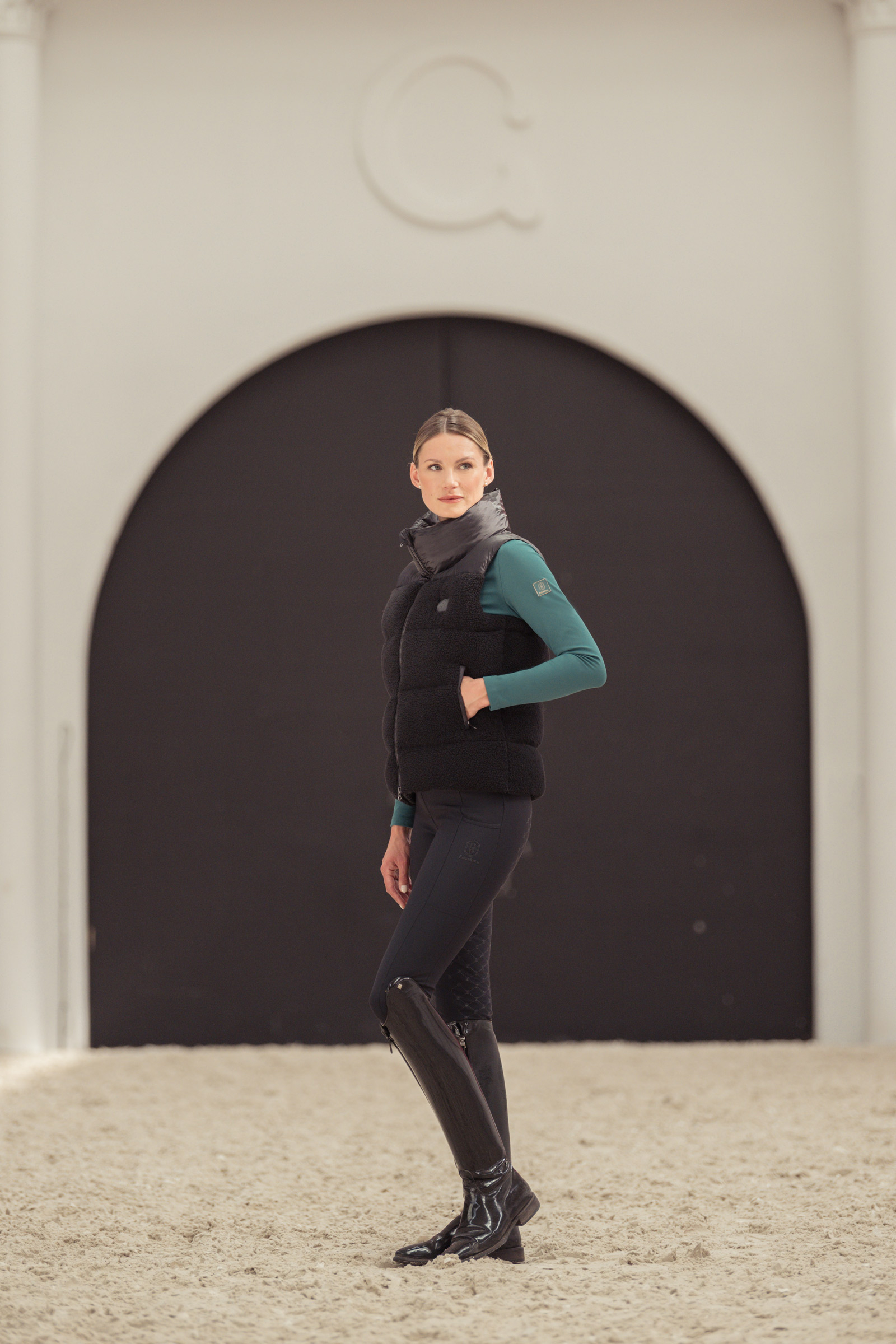 Eskadron Fanatics AW24 Gilet trapuntato in Teddyfleece