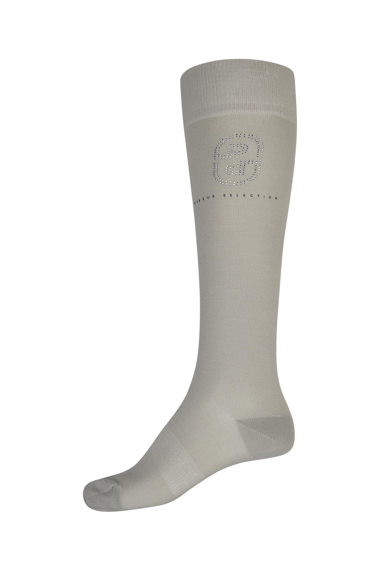 Pearl Gray Pikeur calze al ginocchio con logo (3 paia)