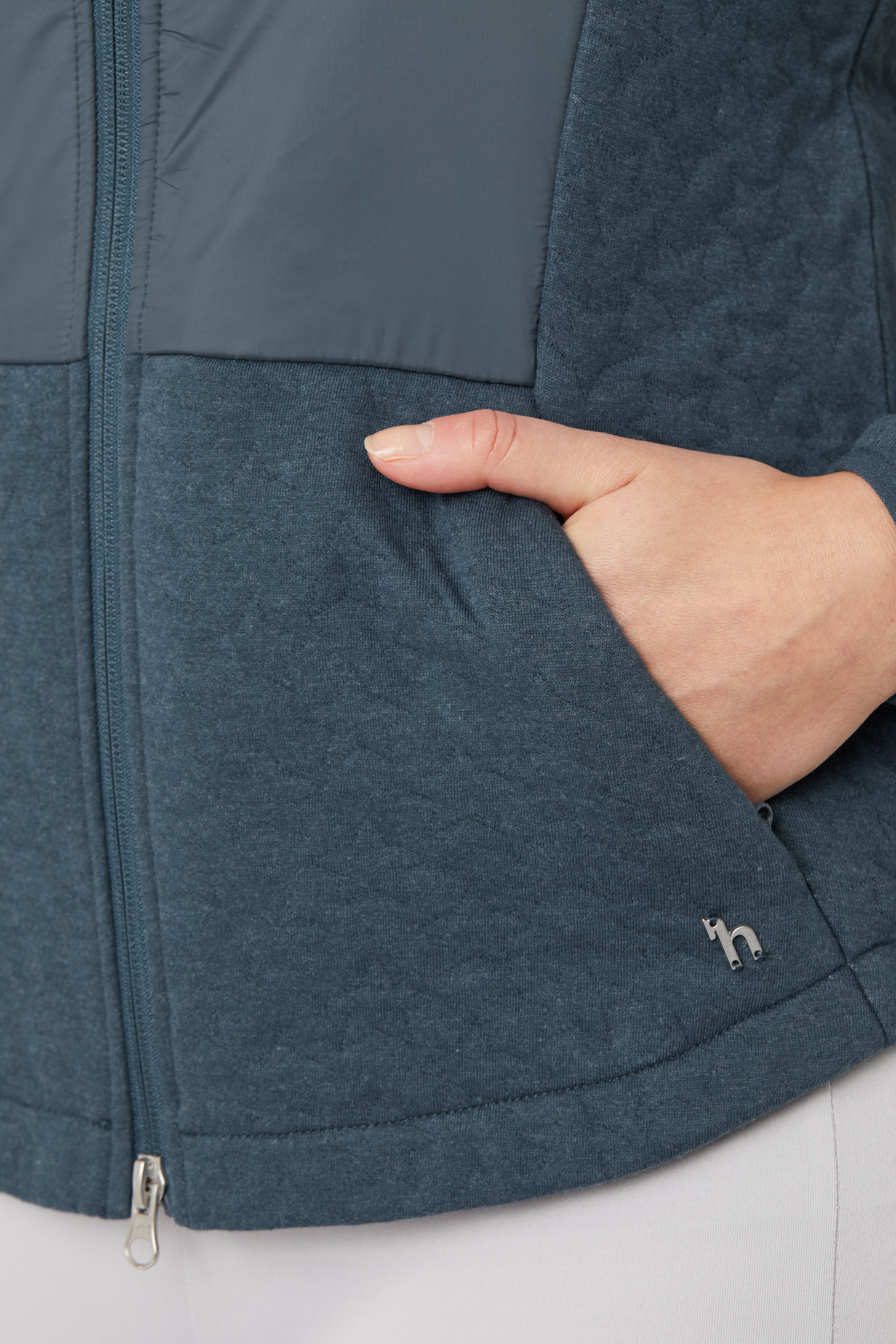 Horze Sabine Felpa ibrida con cappuccio da donna