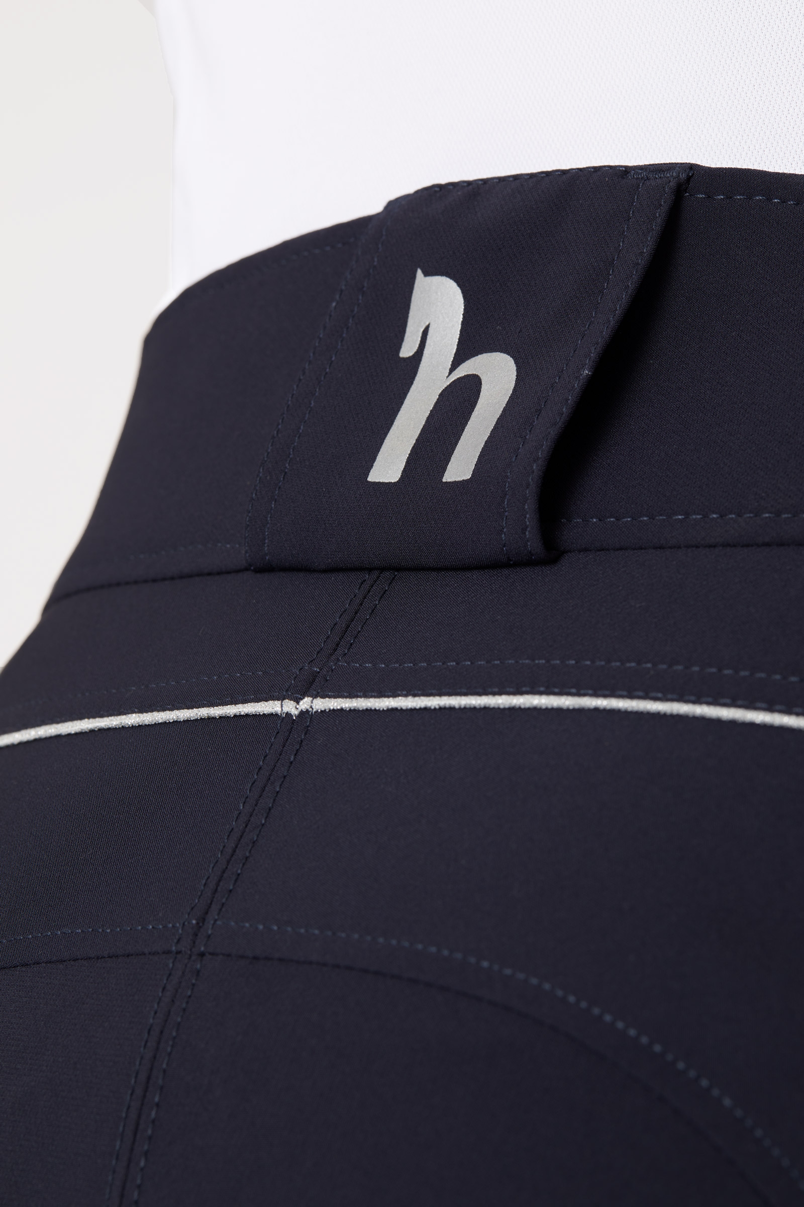 Horze Aubrey Pantaloni da equitazione a vita alta con full seat in silicone e toppa al ginocchio da donna