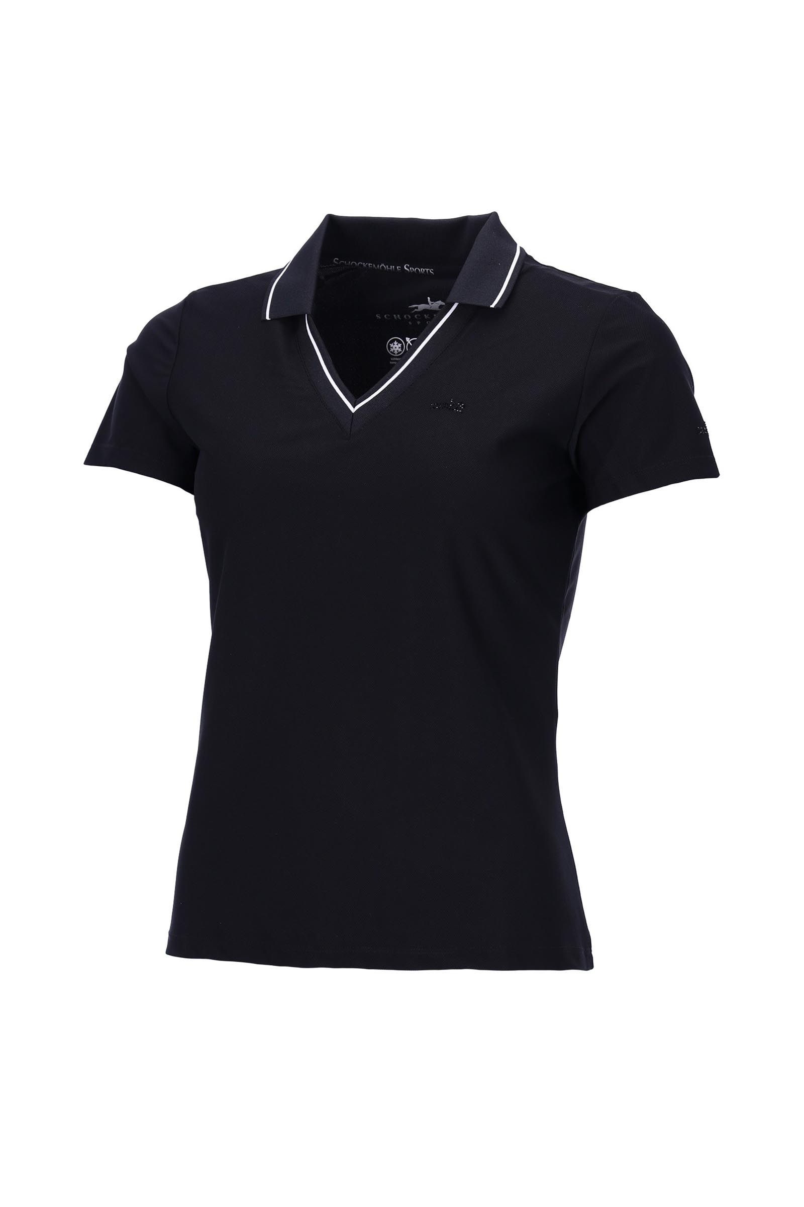 Black Schockem&ouml;hle Sports Miley Style polo funzionale donna