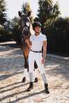 Horze Grand Prix Show Pantaloni da equitazione Full Grip UPF 50+