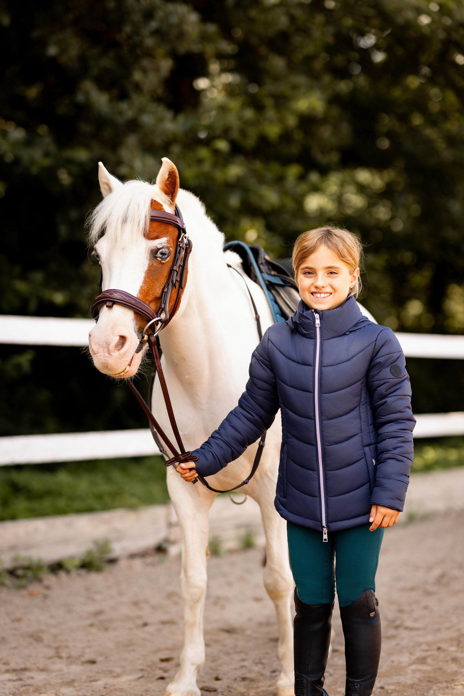 Horze Astrid Giacca da equitazione imbottita per bambini 