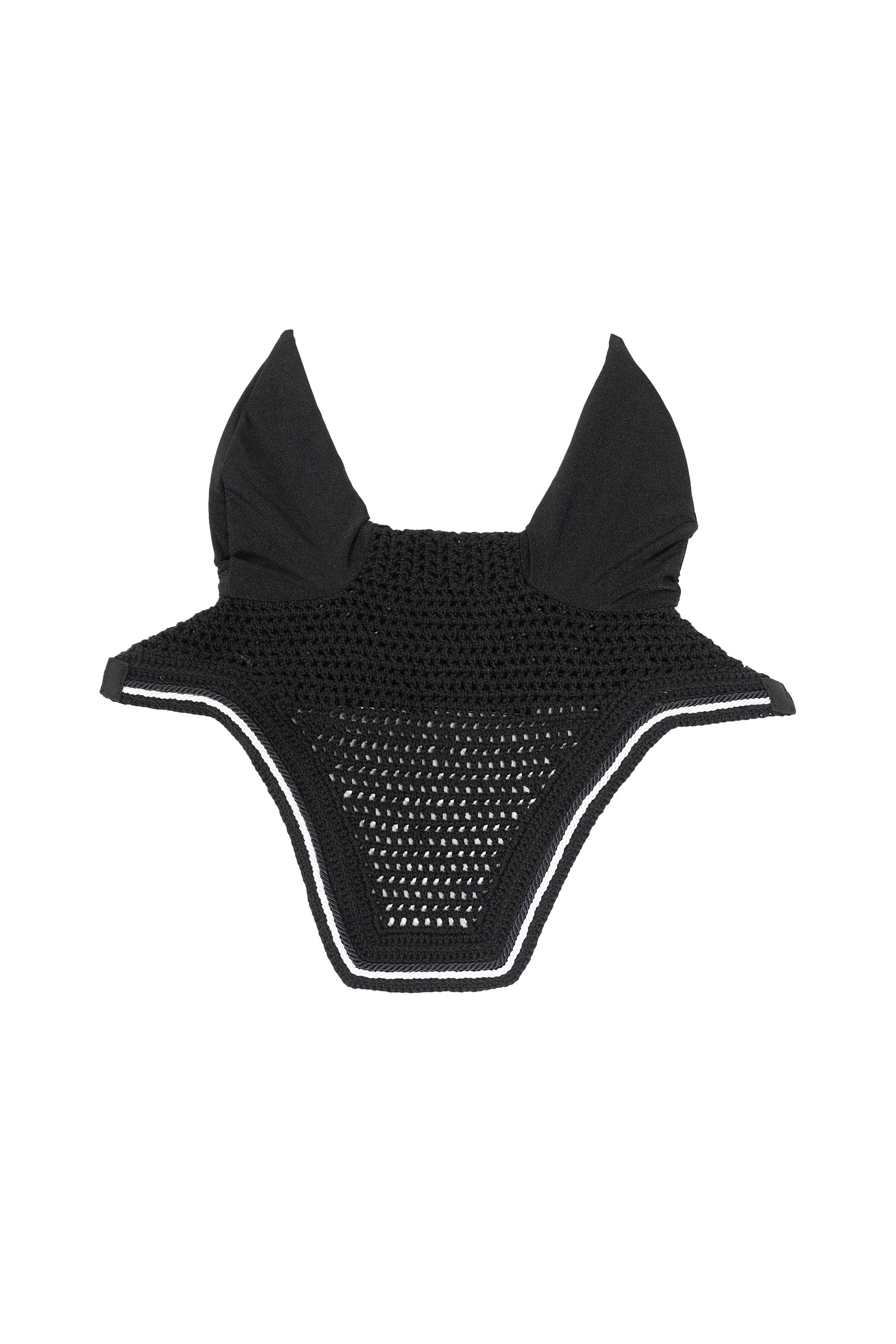 black Kentucky Horsewear cuffia antimosche Wellington Diamond Rope Soundless