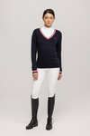 Tommy Hilfiger Equestrian Indiana maglione con scollo a V da donna