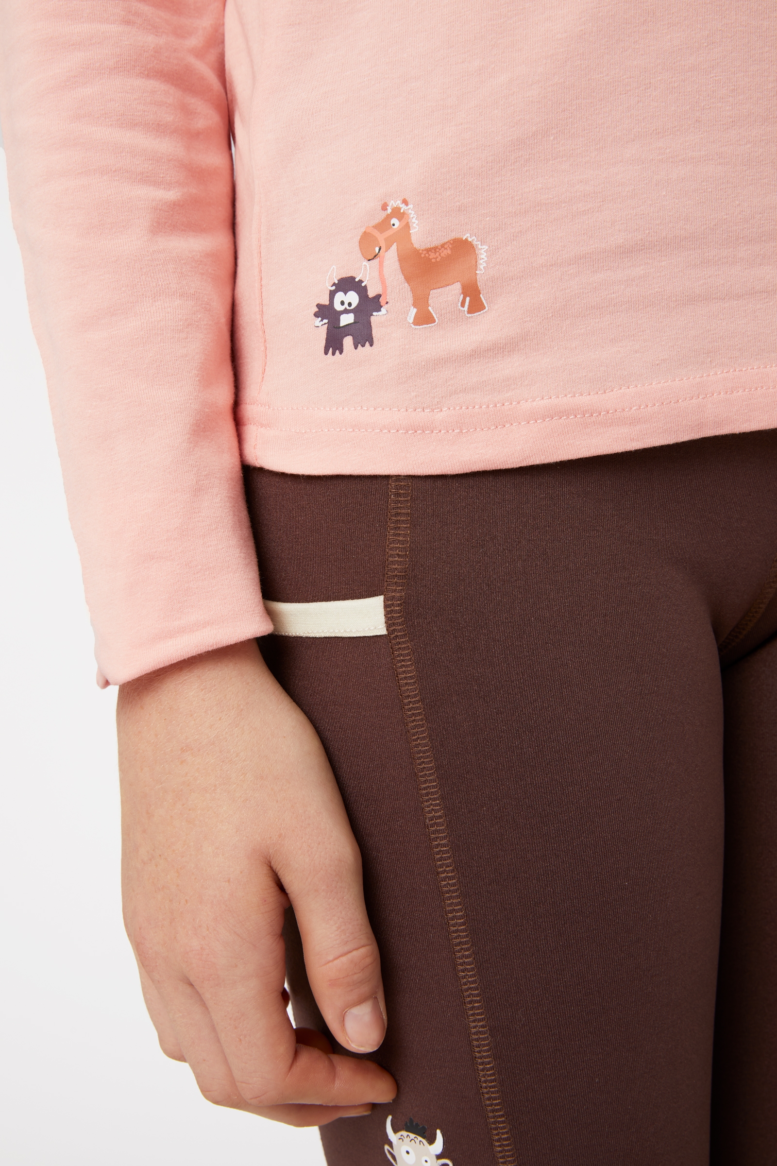 Horze Monster Maglia a maniche lunghe per bambini