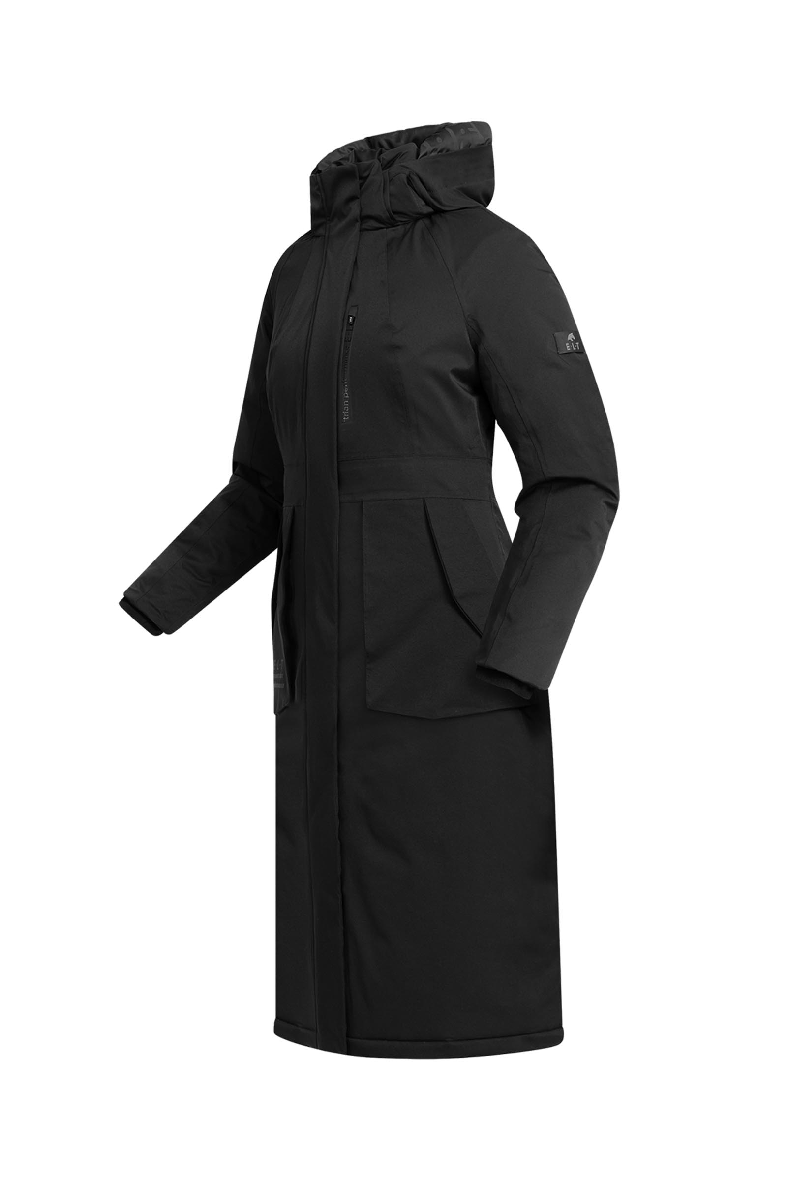 Black ELT Opal Cappotto invernale da equitazione per donne