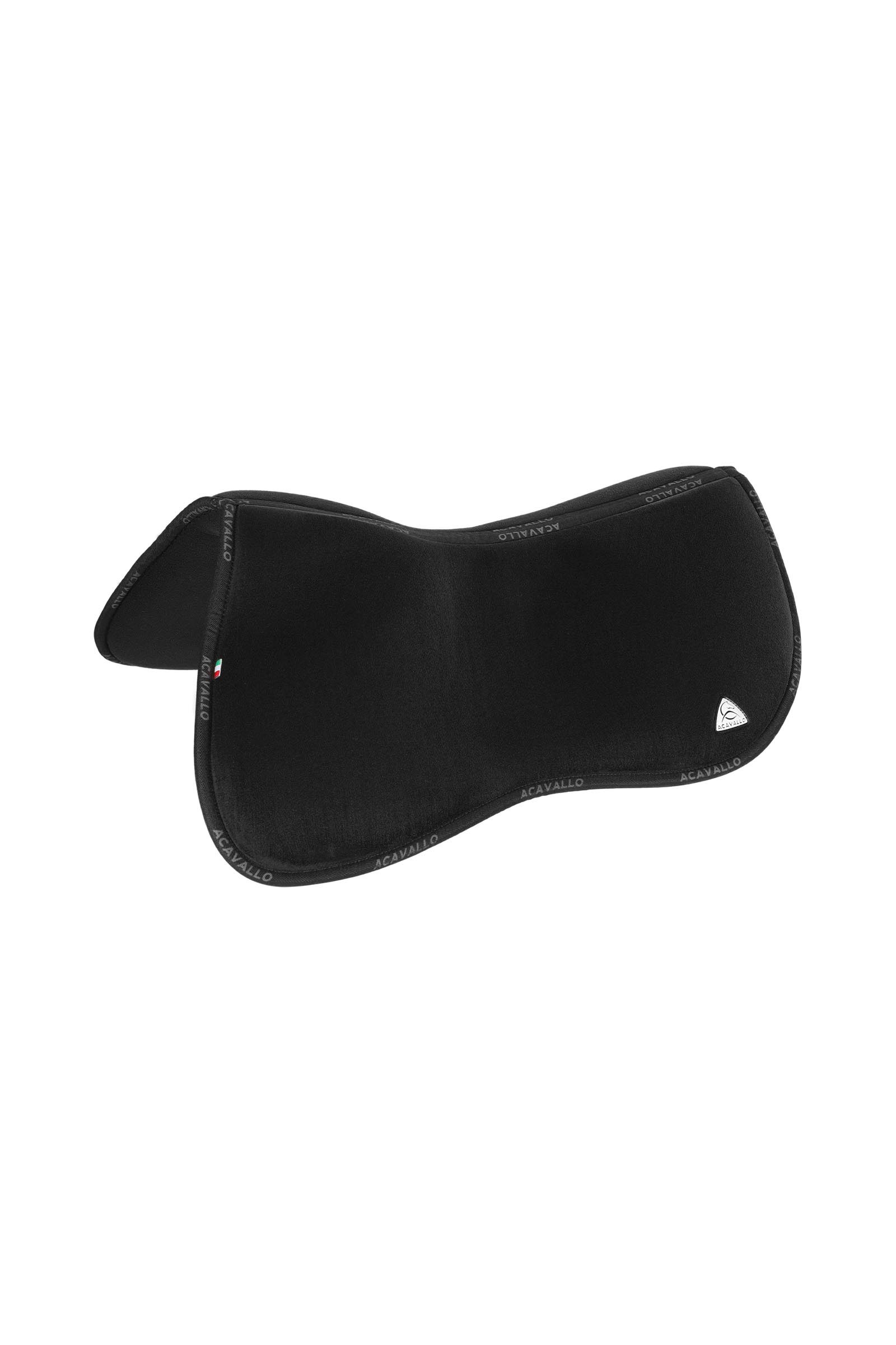 Black Acavallo mezzo sottosella Classic in memory foam scamosciato con rialzo posteriore  