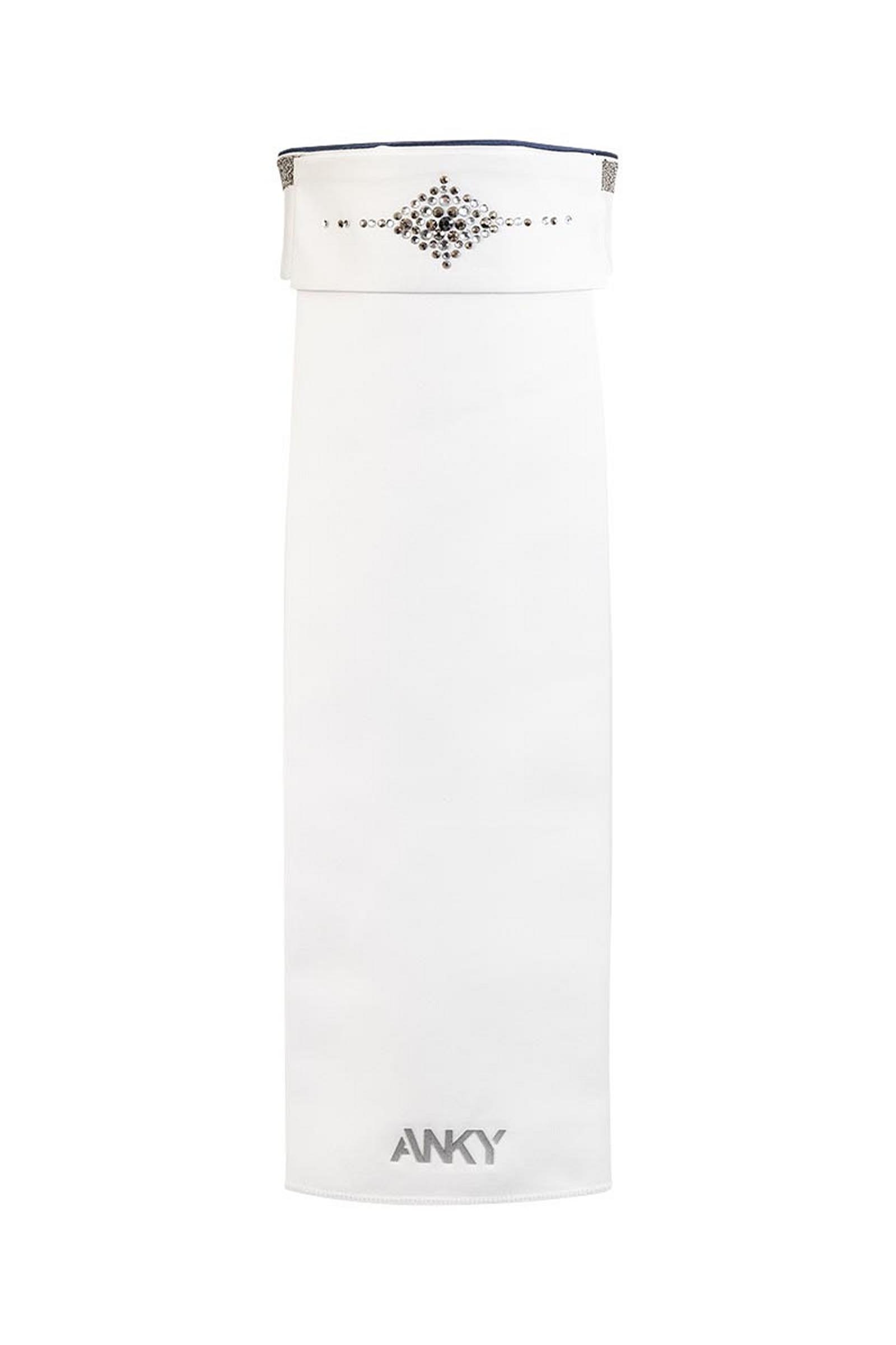 White/Navy ANKY Competition Luminous Stock tie donna