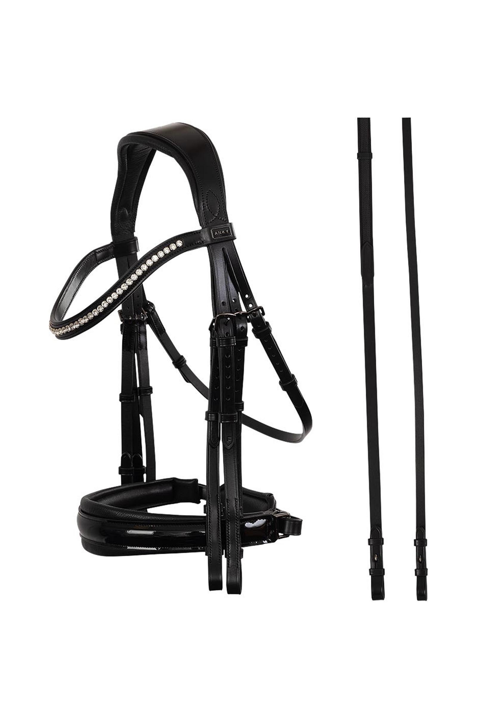 ANKY Briglia doppia con testiera extra larga