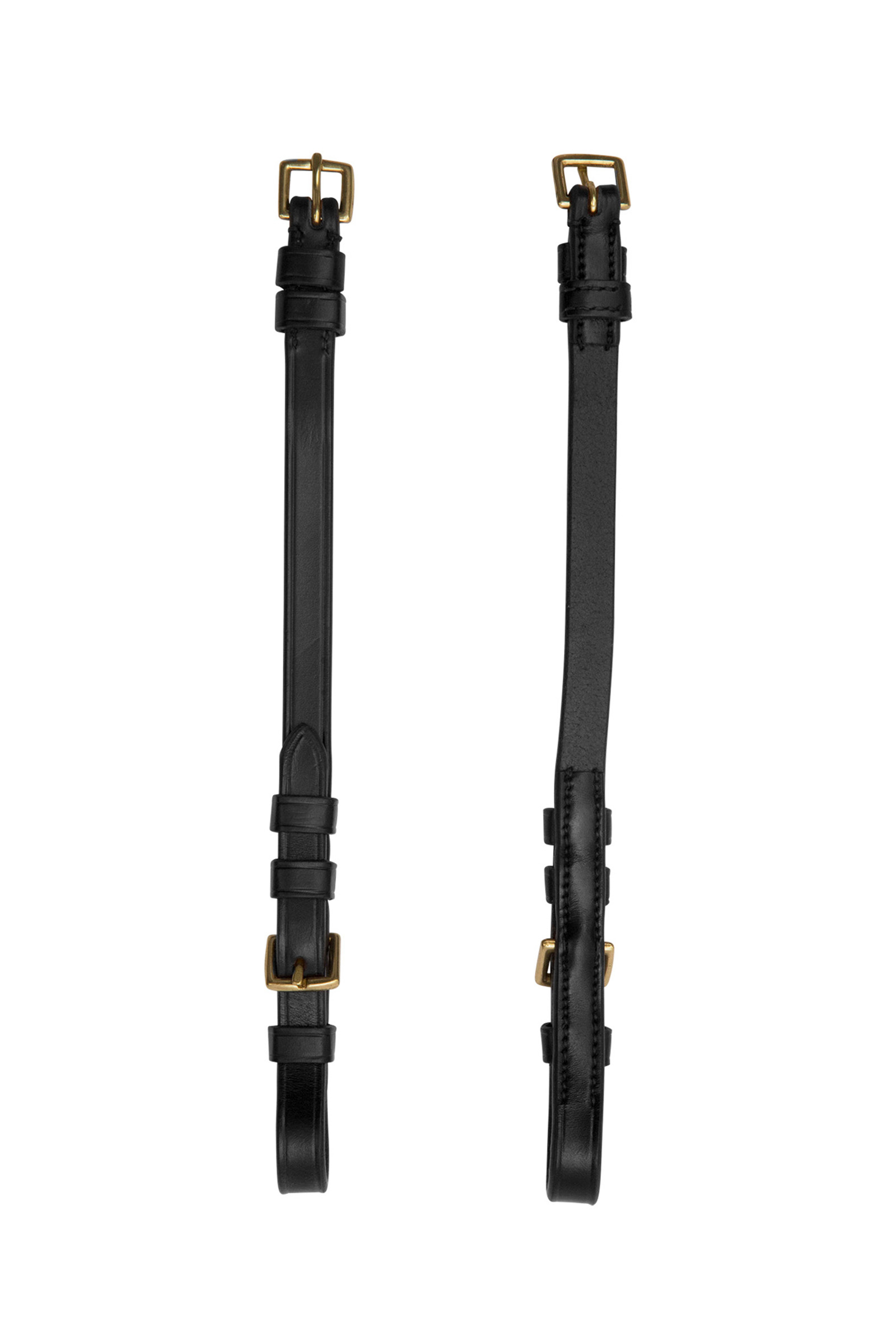 Black/Gold Schockemöhle Sports Cheek Pieces Fibbie