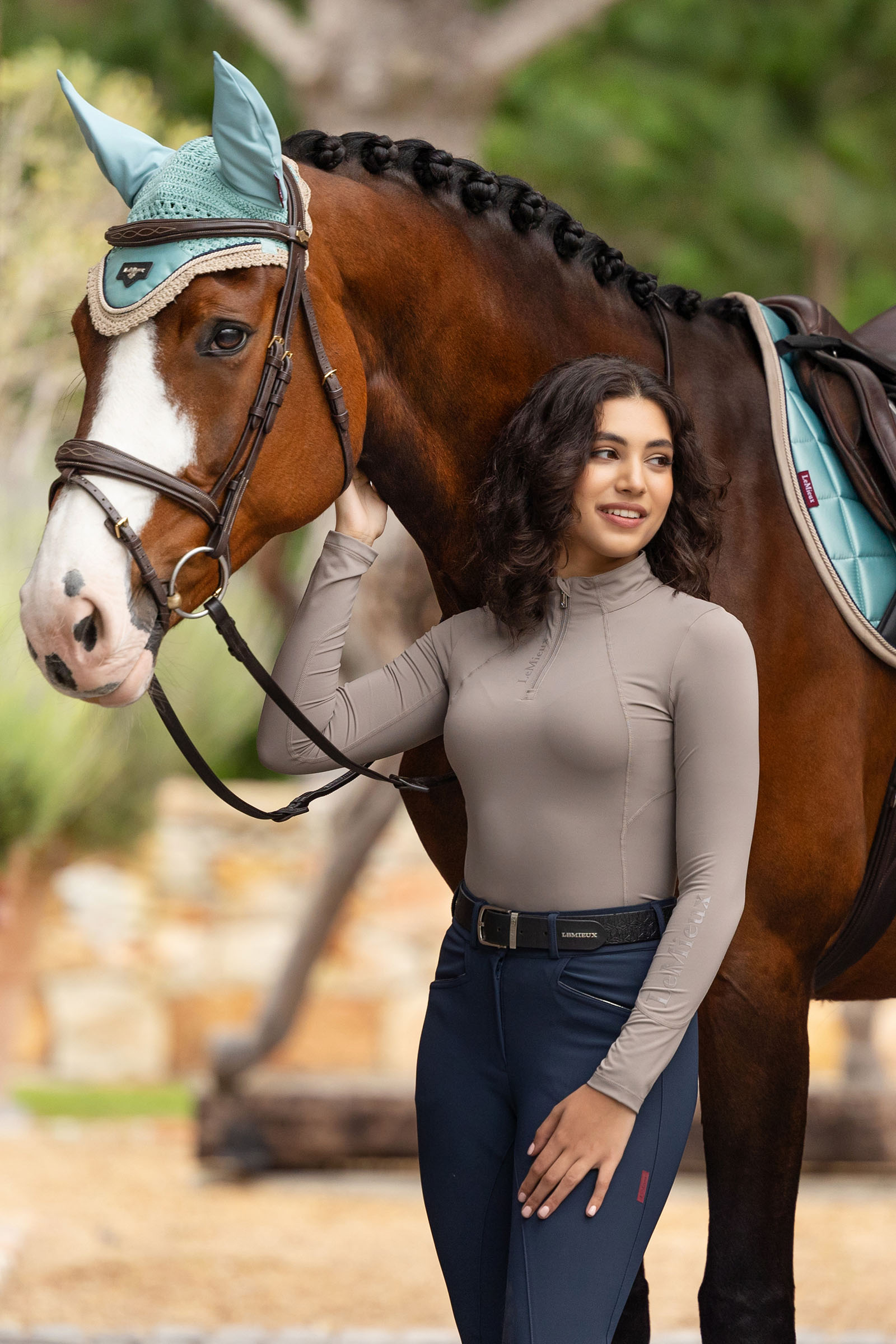 LeMieux Maglia tecnica basic con zip