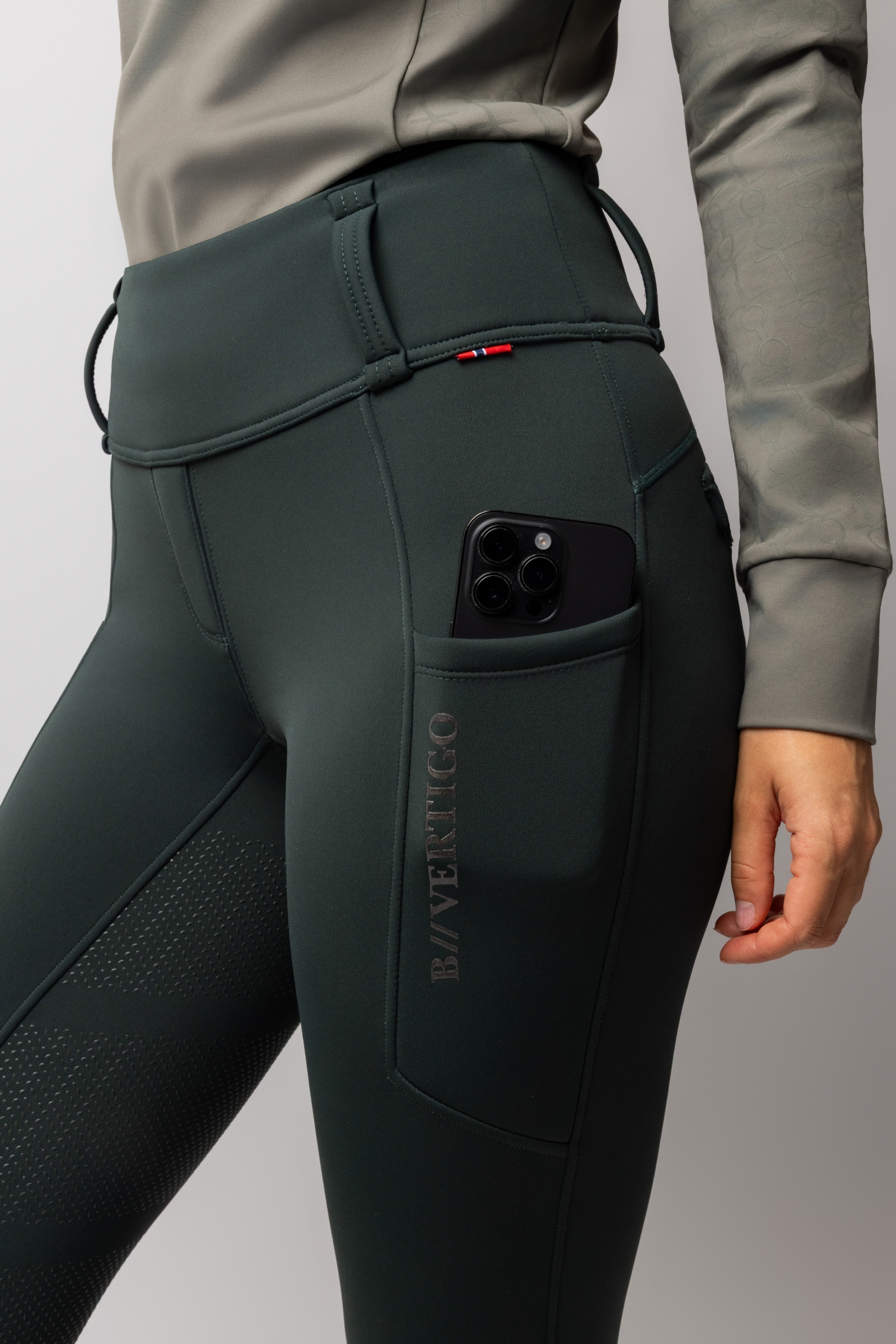 B Vertigo Chiara pantaloni equitazione compression thermo donna full grip