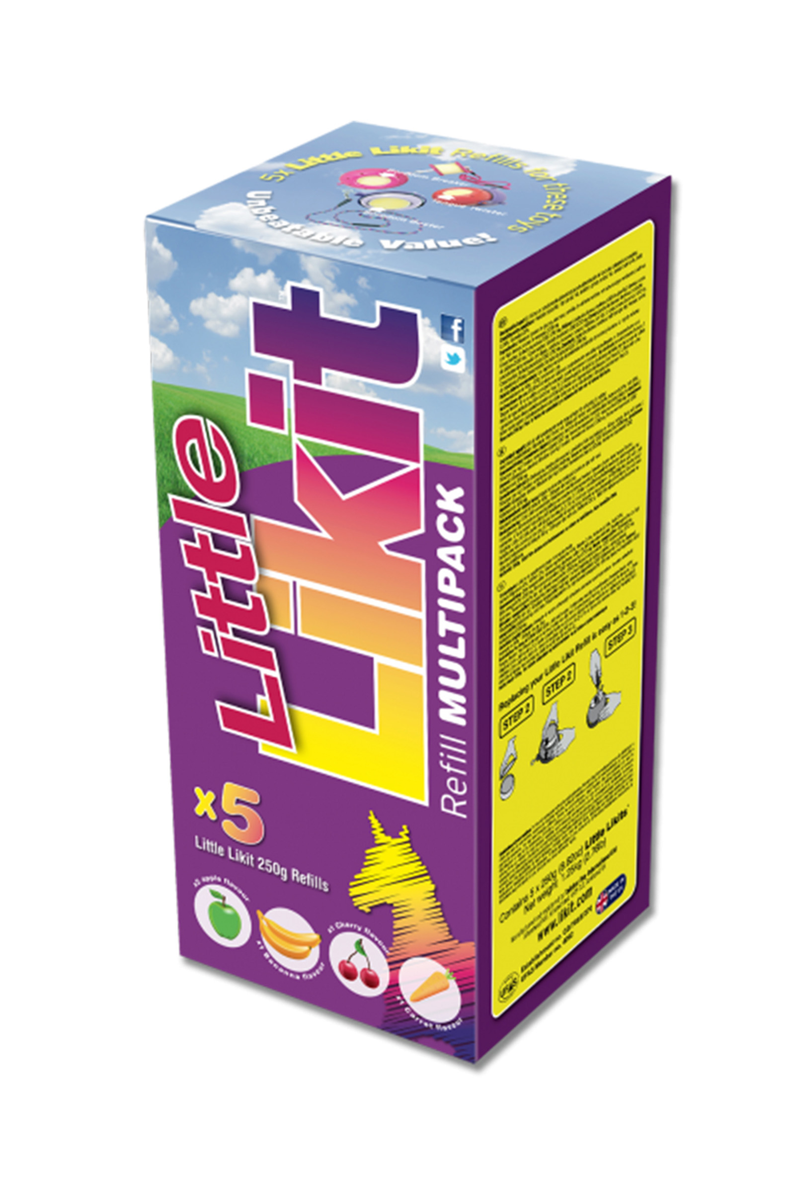 Likit 250 g, multipack, banana, carota, ciliegia, 2x mela