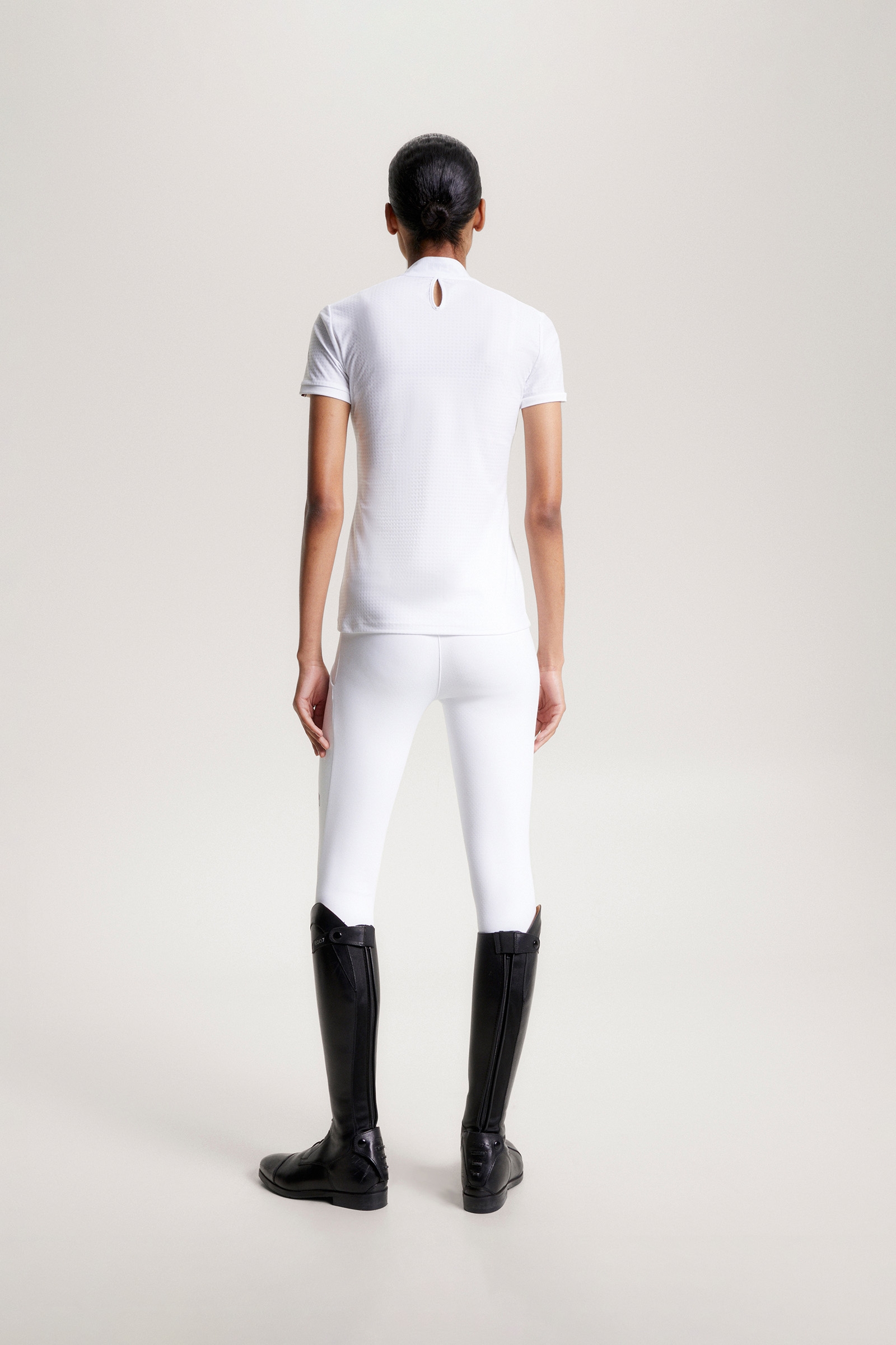 Tommy Hilfiger Equestrian Chelsea polo a maniche corte con logo raffreddante