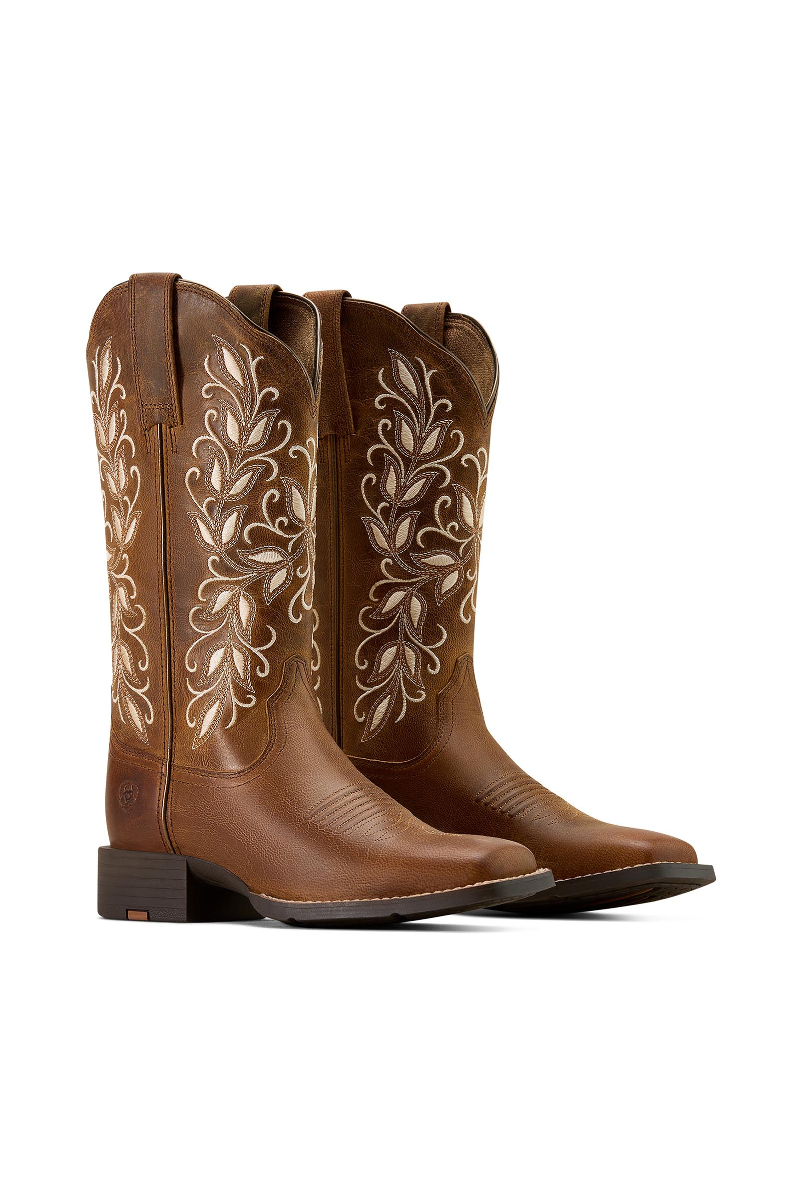 Ariat Stivali western Round Up Holly con punta square larga da donna  