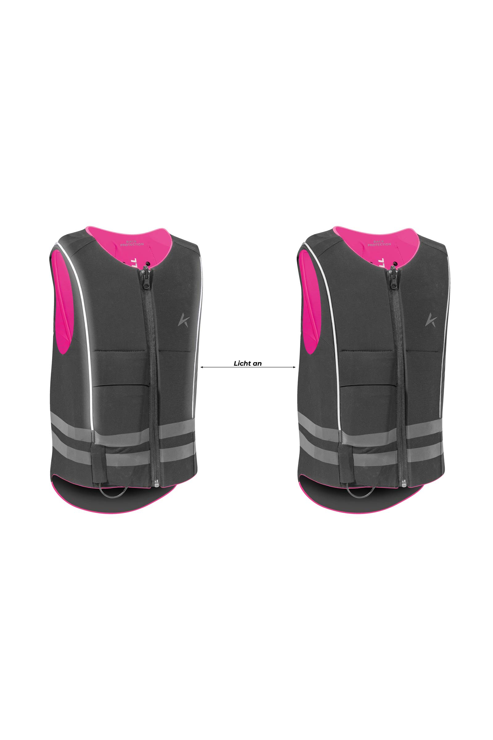 Komperdell Ballistic High Visibility Junior Paraschiena, reversibile