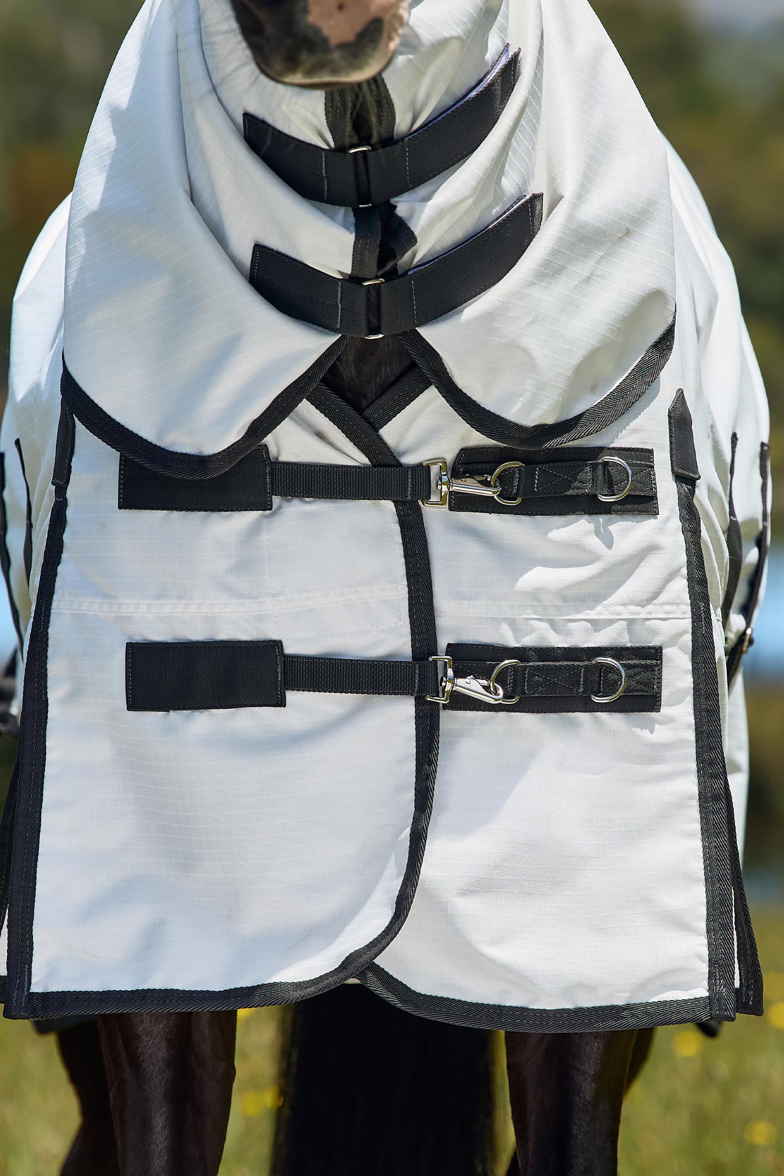 Weatherbeeta ComFiTec Sweet Itch Shield Coperta antimosche combo con collo fisso, 0 g  