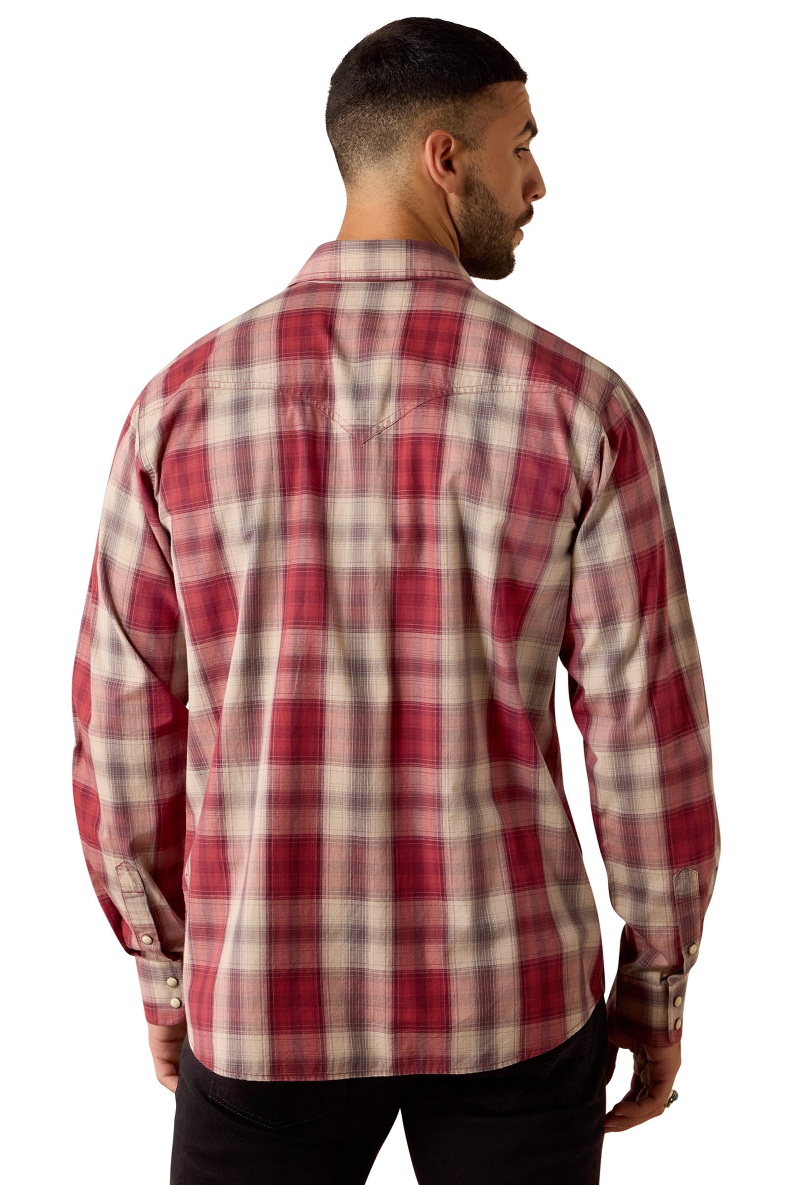 Ariat Retro Hawthorne camicia uomo sagomata con bottoni a pressione