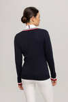 Tommy Hilfiger Equestrian Indiana maglione con scollo a V da donna