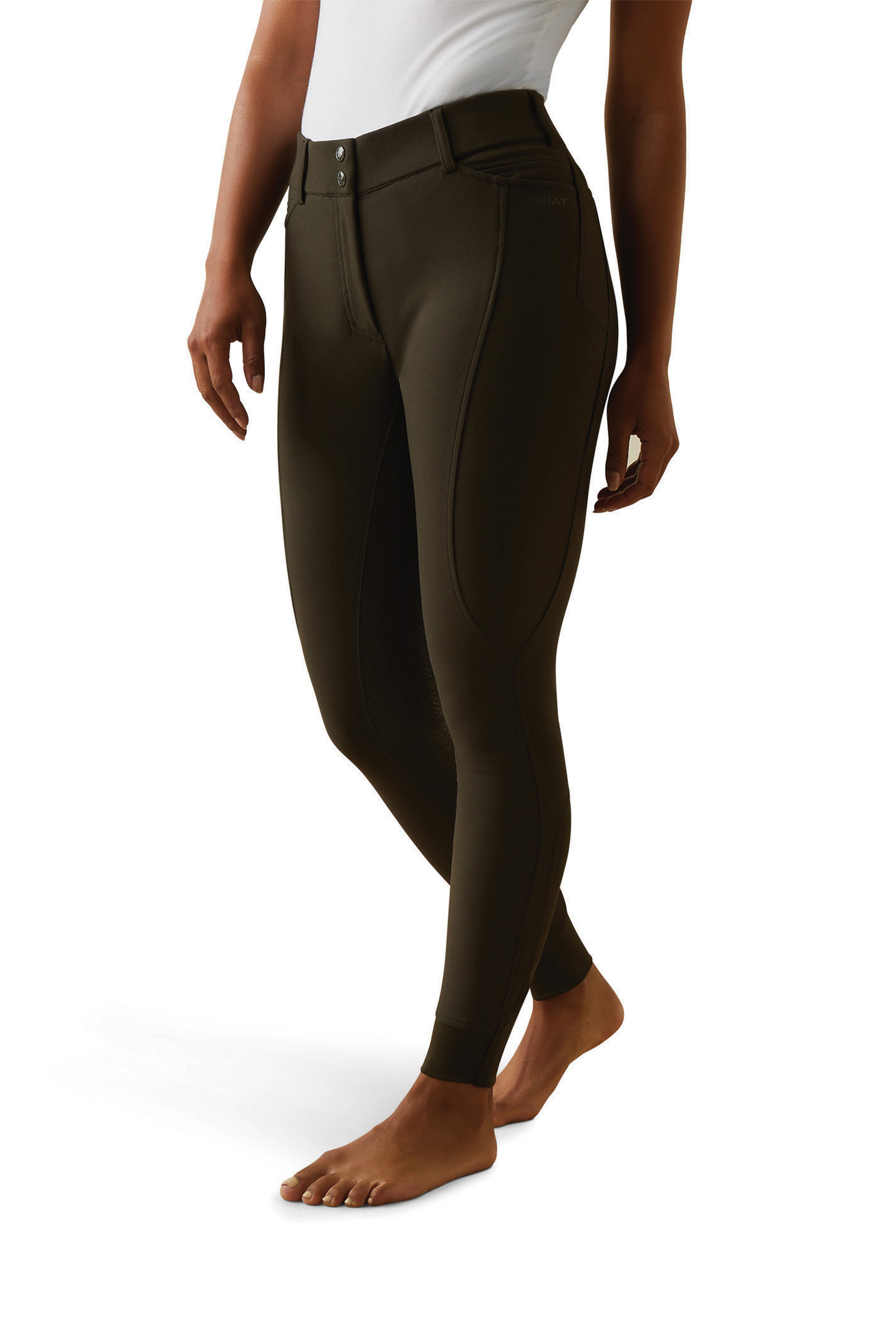 Racing Green Ariat Prelude Pantaloni da equitazione con full seat e grip in silicone