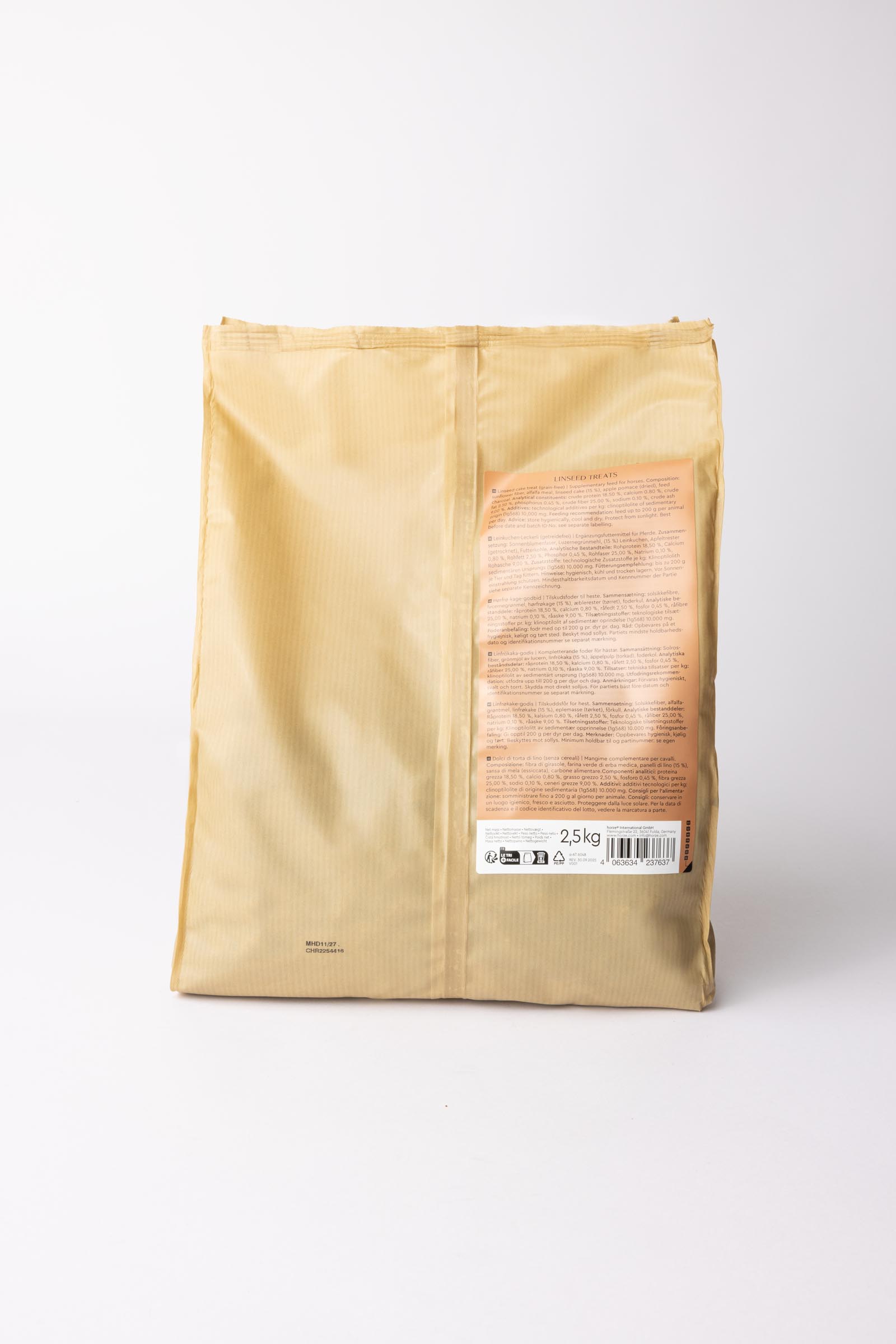 Horze Biscotti senza cereali, Dolcetti 2,5 kg