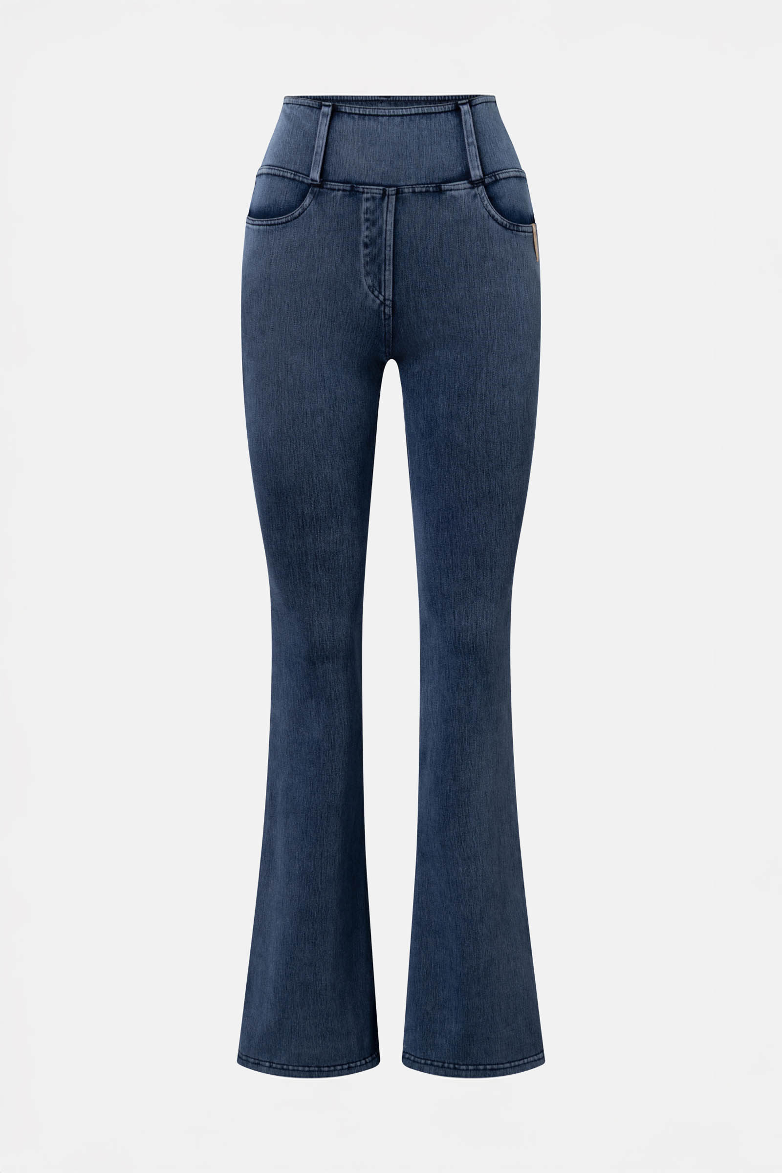 Horze Emery leggins da equitazione western da donna, bootcut e effetto denim