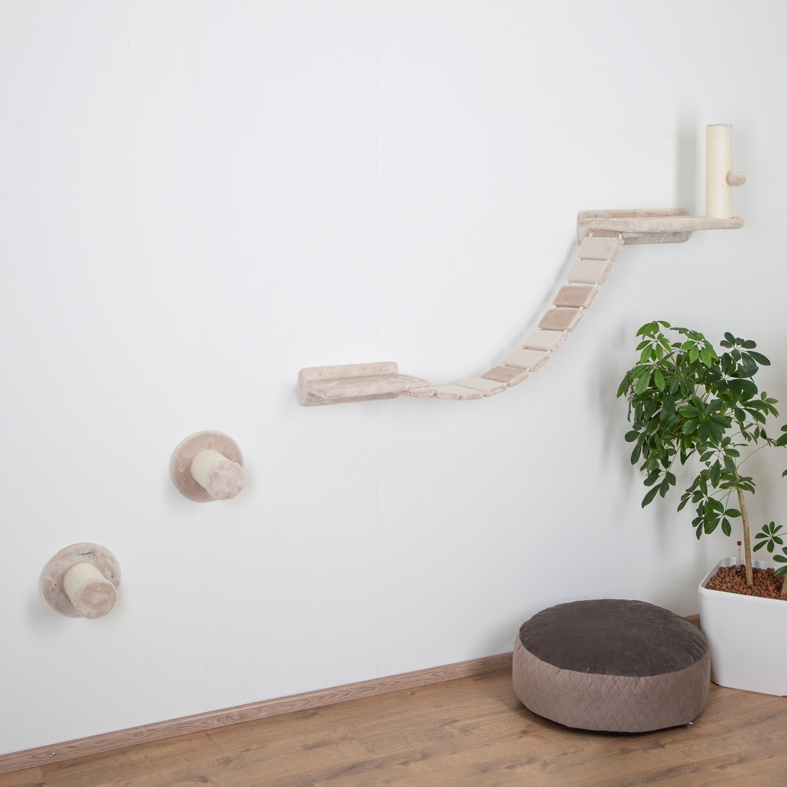 Kerbl Parete da arrampicata per gatti Cervino (6 pezzi)