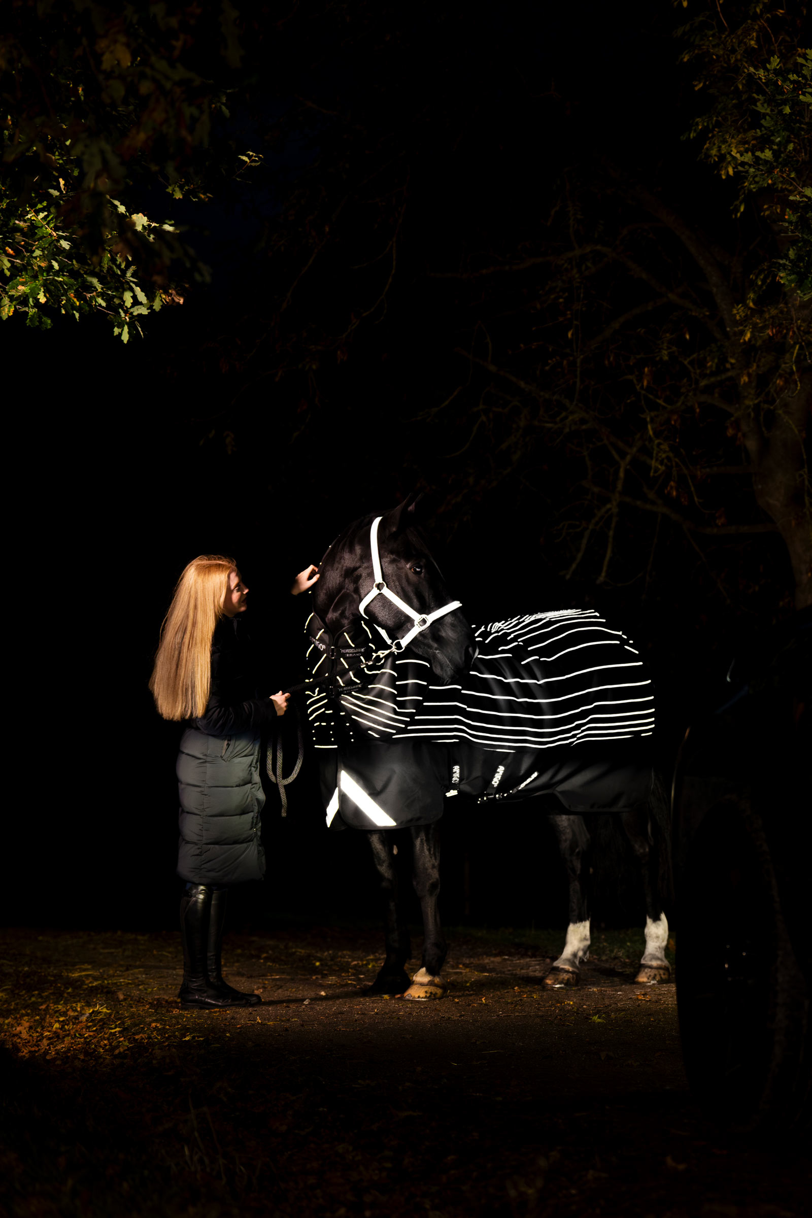 Horseware Amigo 1200D FieldSafe Reflectech Plus coperta da esterno, 250 g