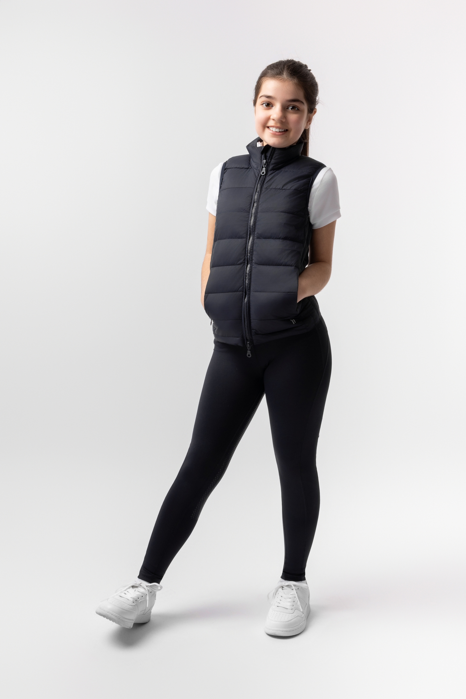 Horze Amber Gilet da club imbottito leggero da bambini