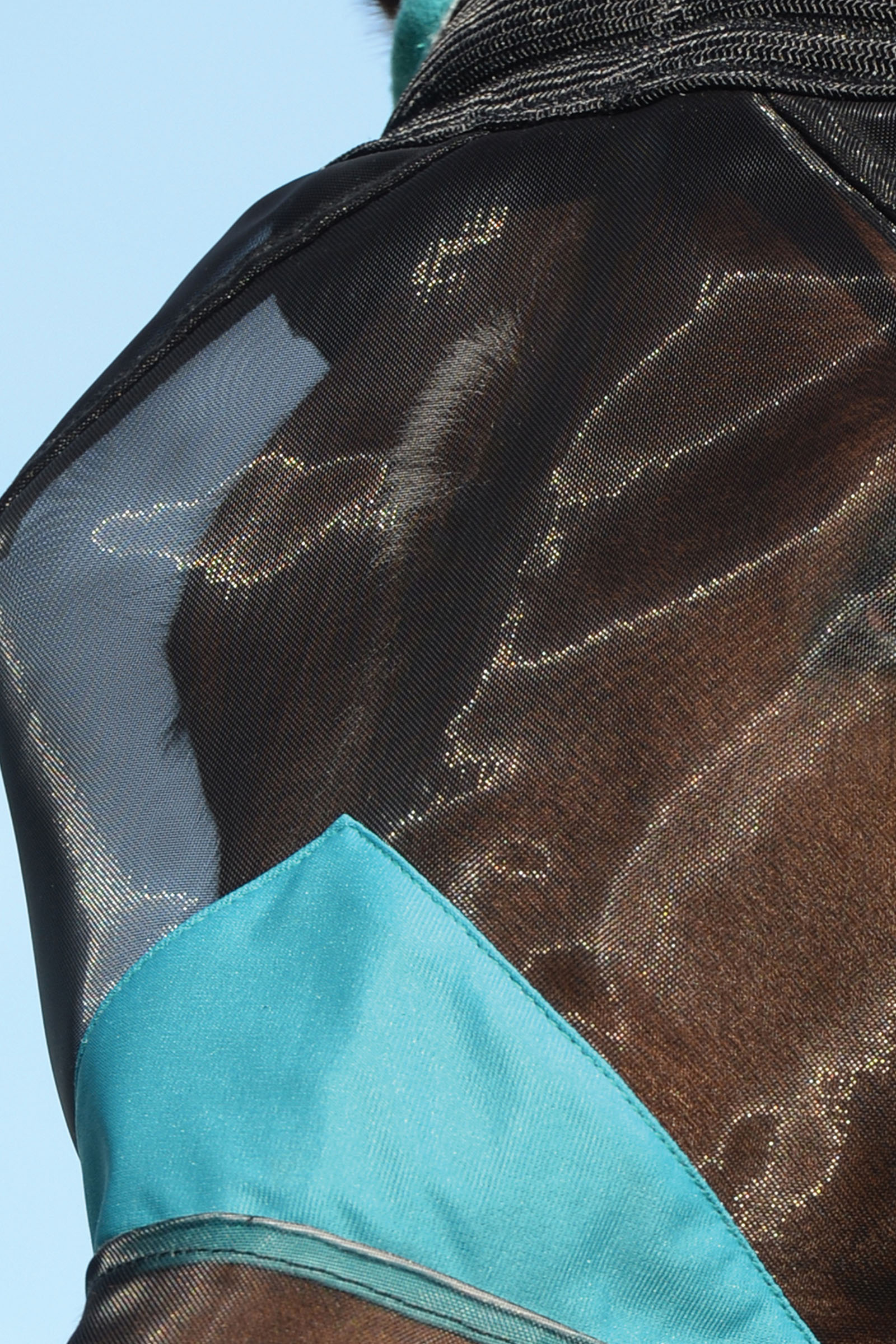 Weatherbeeta Comfitec Deluxe maschera in mesh fine con orecchie