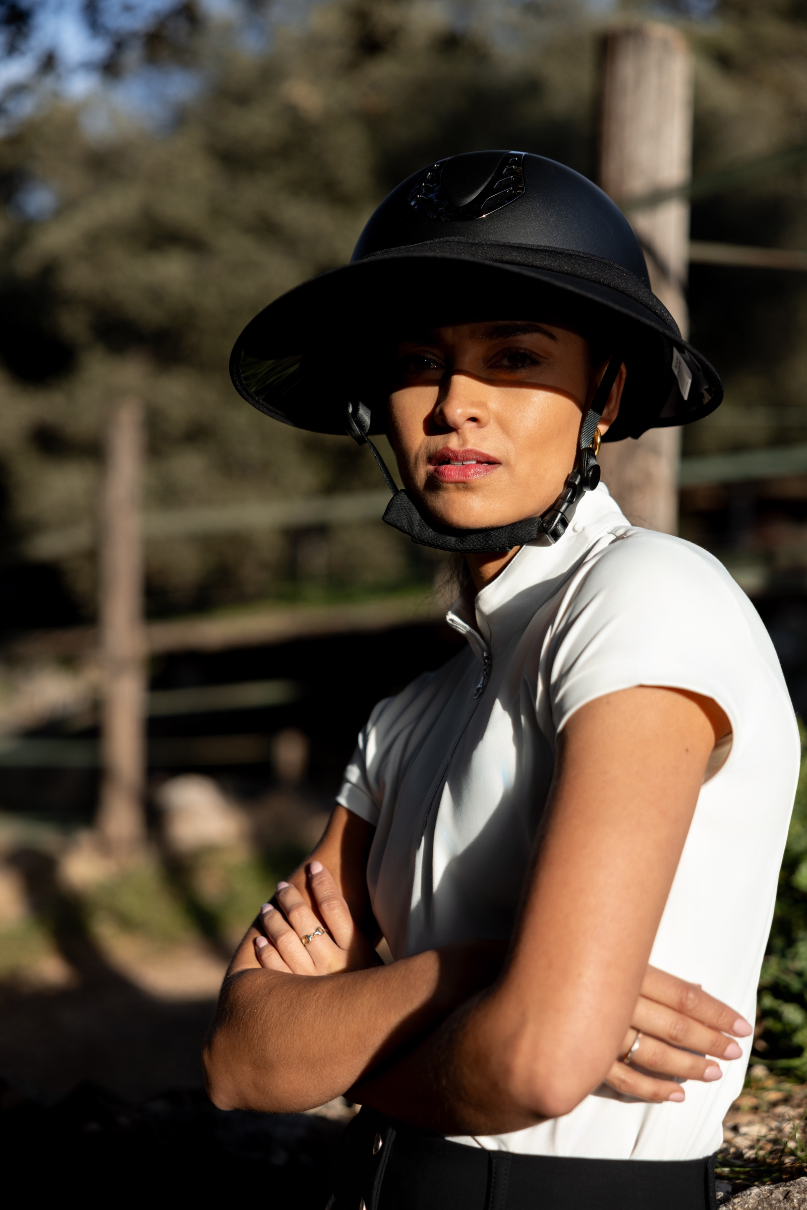 Horze visiera parasole per casco da equitazione  