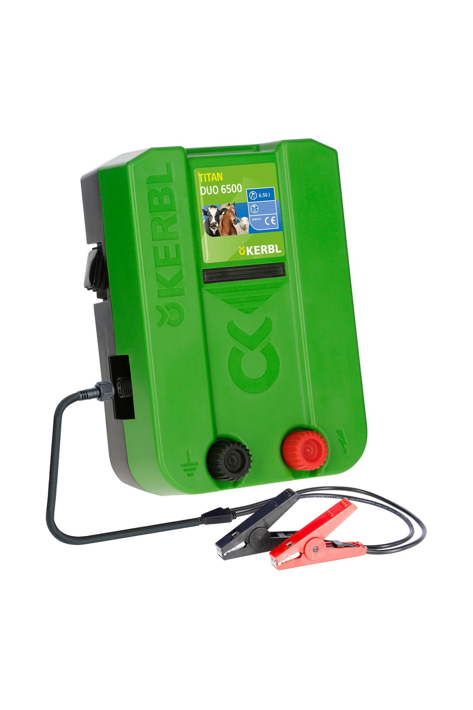 Kerbl TITAN DUO 6500 Dispositivo per Recinzione Elettrica 12V