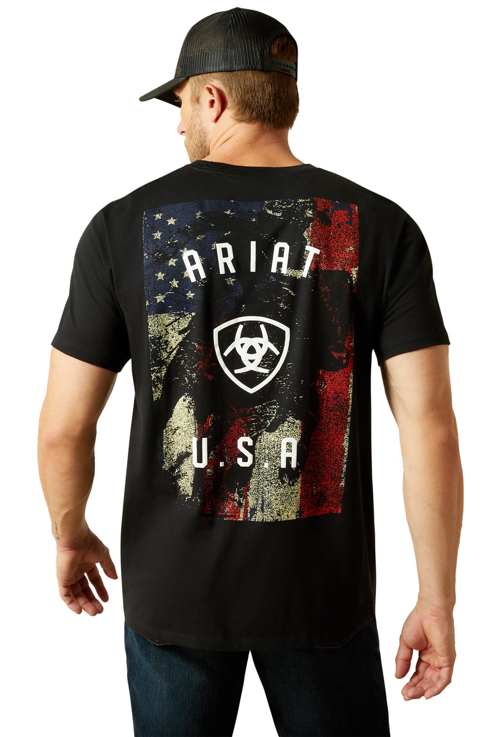 Ariat Faded Bull t-shirt da uomo