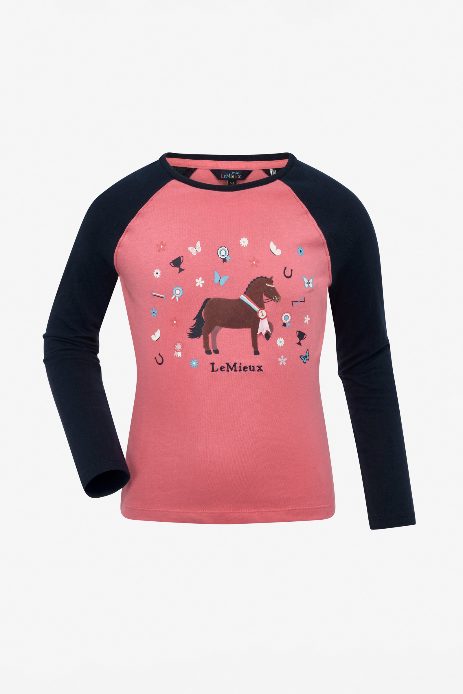 Cranberry LeMieux Mini Jamie Chancer maglia a maniche lunghe bambino