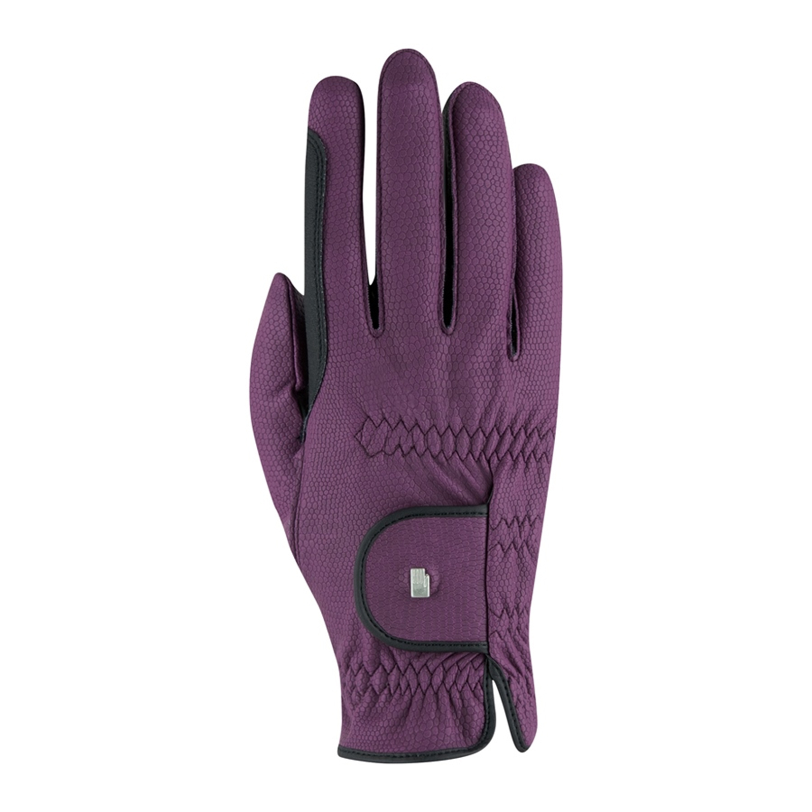Purple/Black Roeckl Lona guanti da equitazione