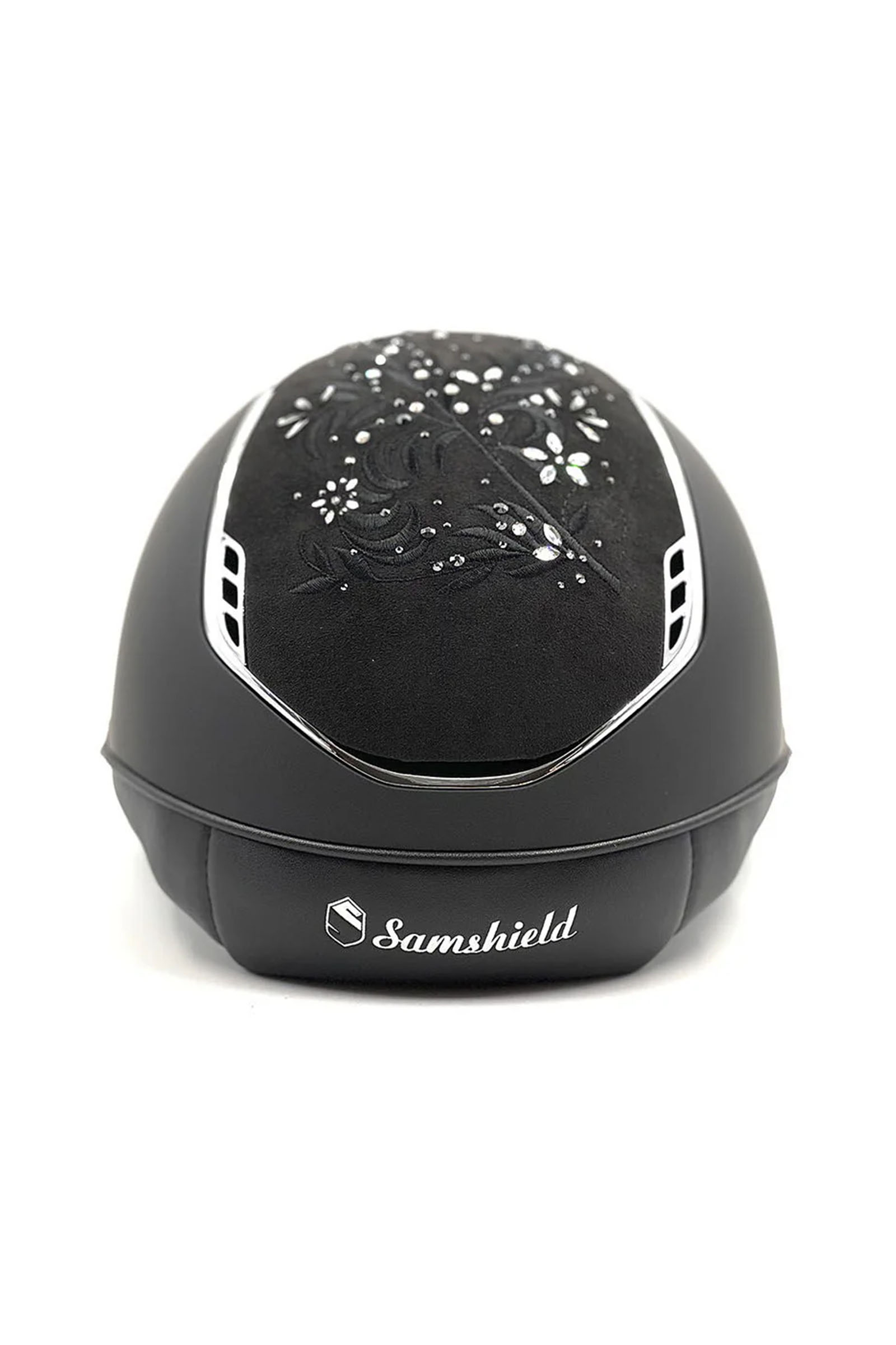 Samshield Miss Shield Shadowmatt con gioielli floreali Swarovski, cromo 2.0
