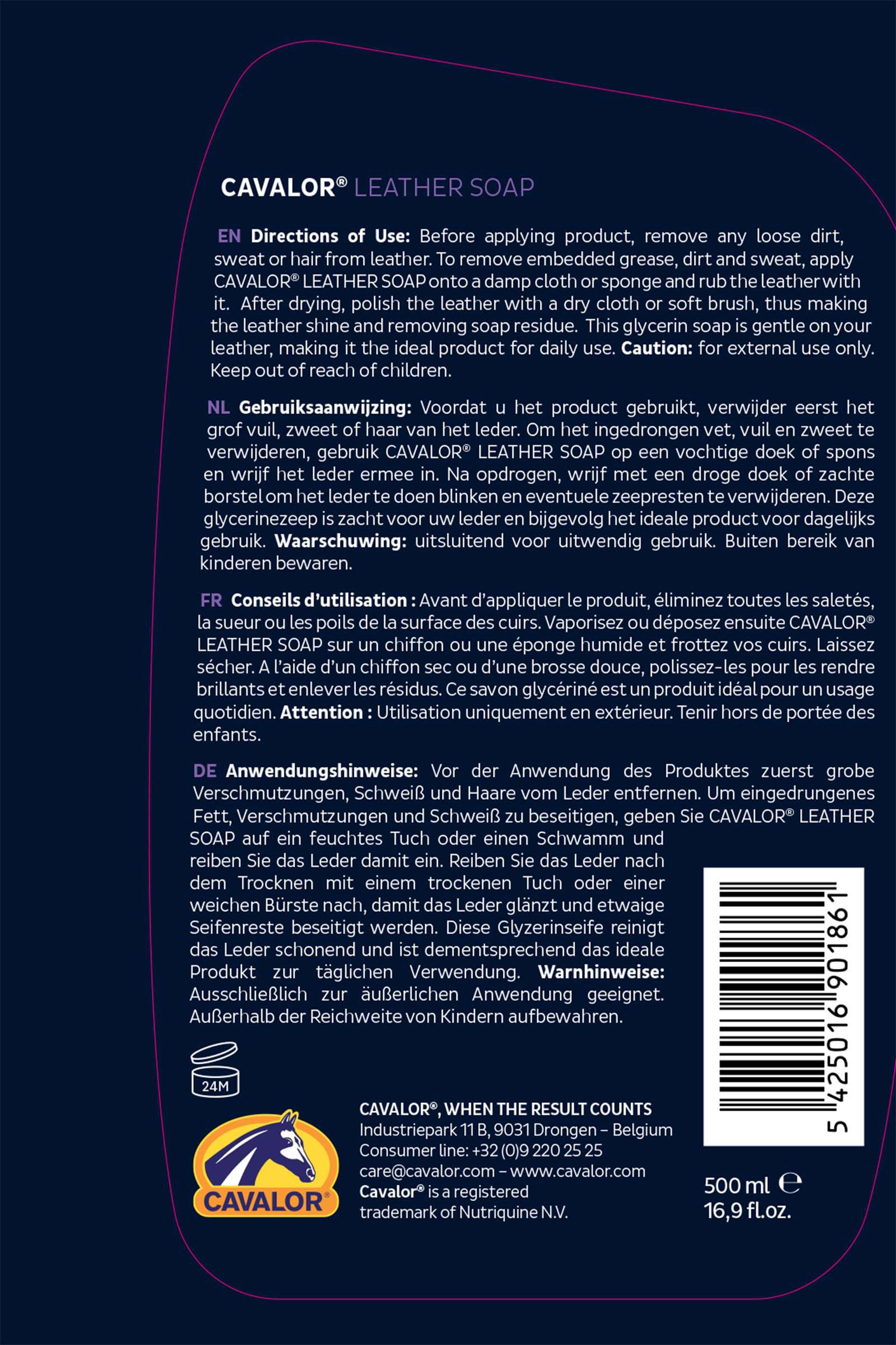 Cavalor Leather Soap 500 ml