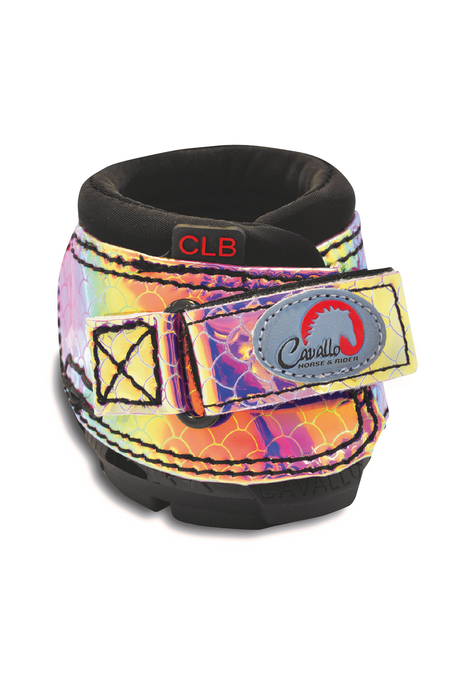 Metallic Pink Cavallo Hoof Boots F.R.A. CLB Bling Scarpa per cavalli (paio)