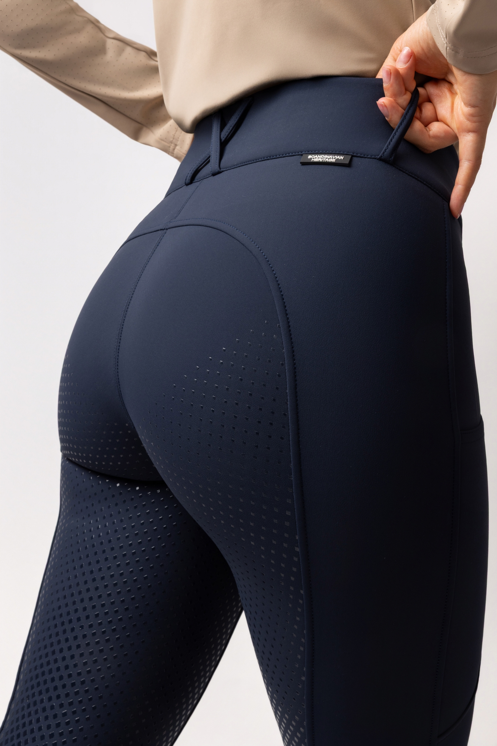 Horze Grand Prix Pro Pantaloni da equitazione termici con grip totale per donna