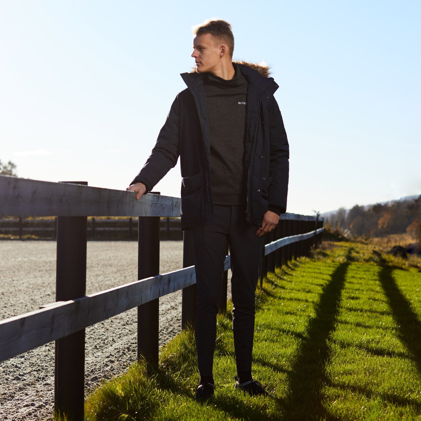 B Vertigo Daniel Felpa in pile da uomo