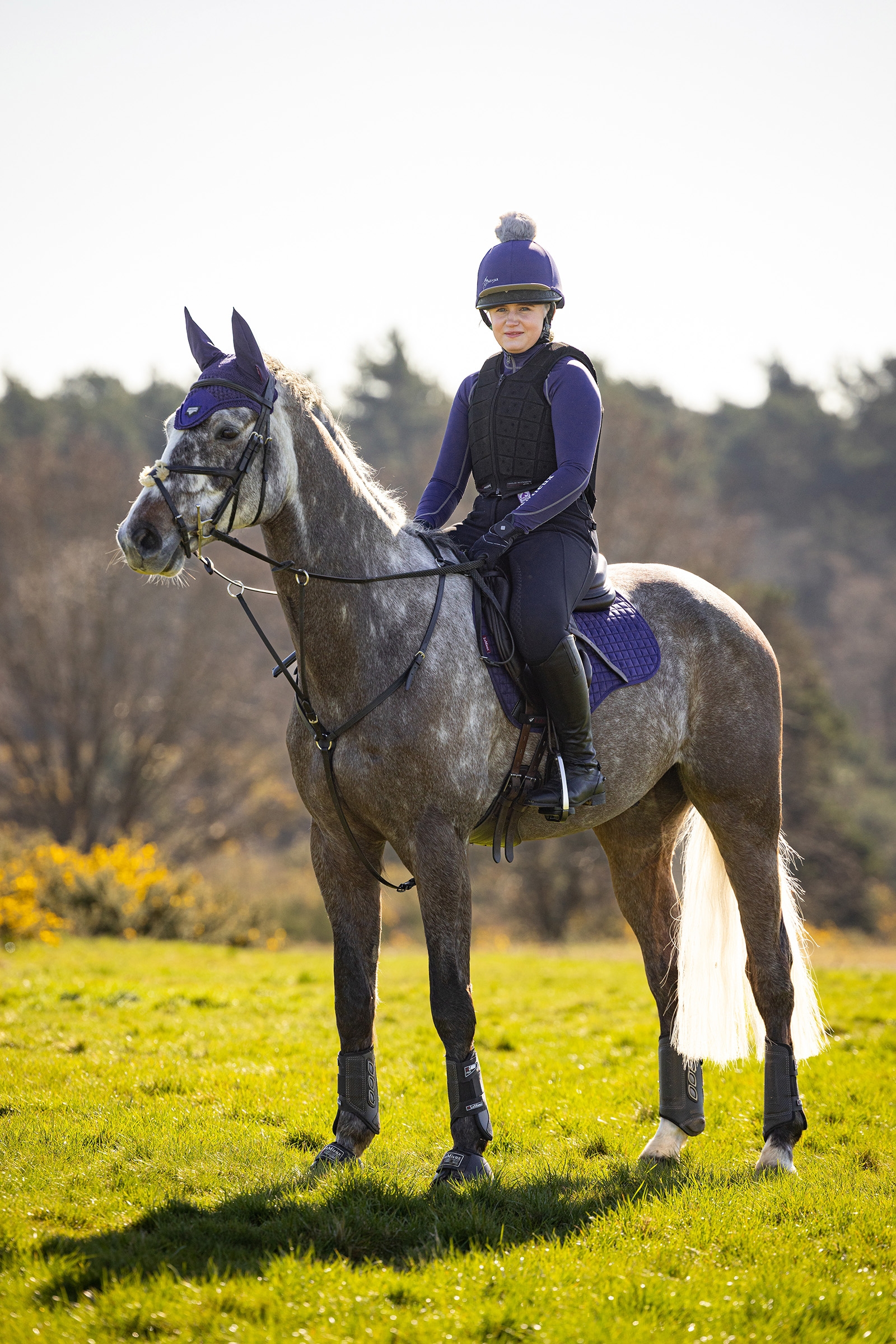 Sottosella per tutti gli usi in pelle scamosciata LeMieux