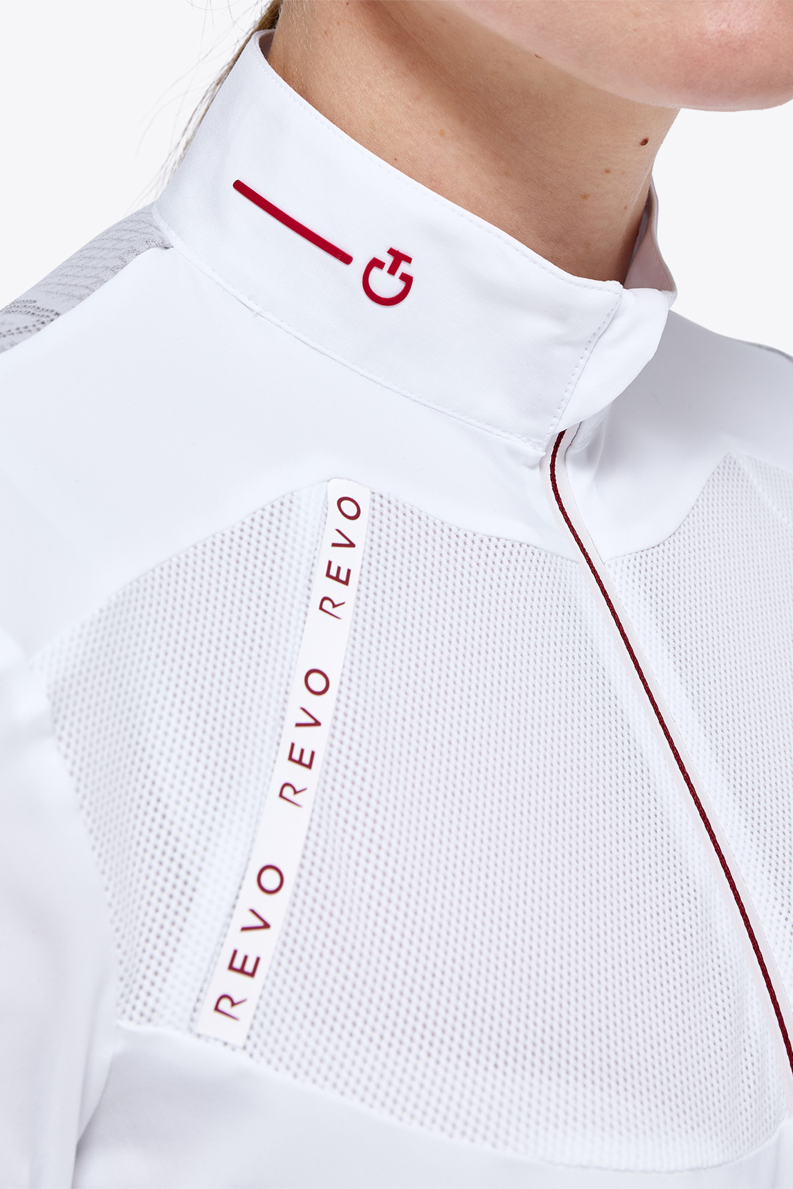 Cavalleria Toscana polo da donna in maglia tecnica