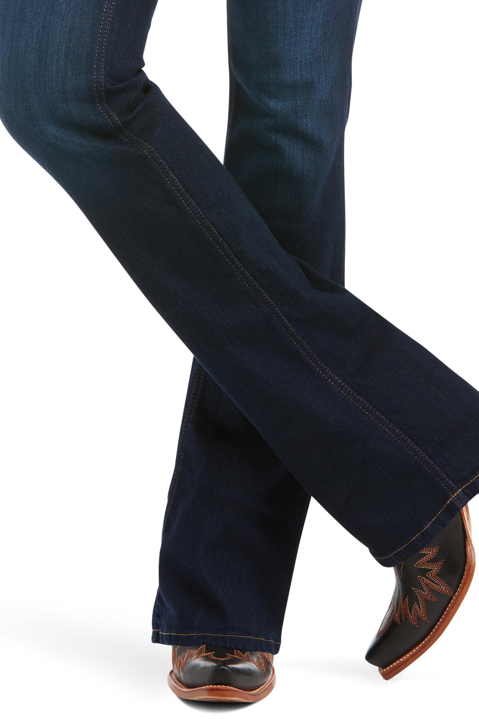 Ariat Real High Rise Ballary Boots Cut Jeans bootcut donna a vita alta