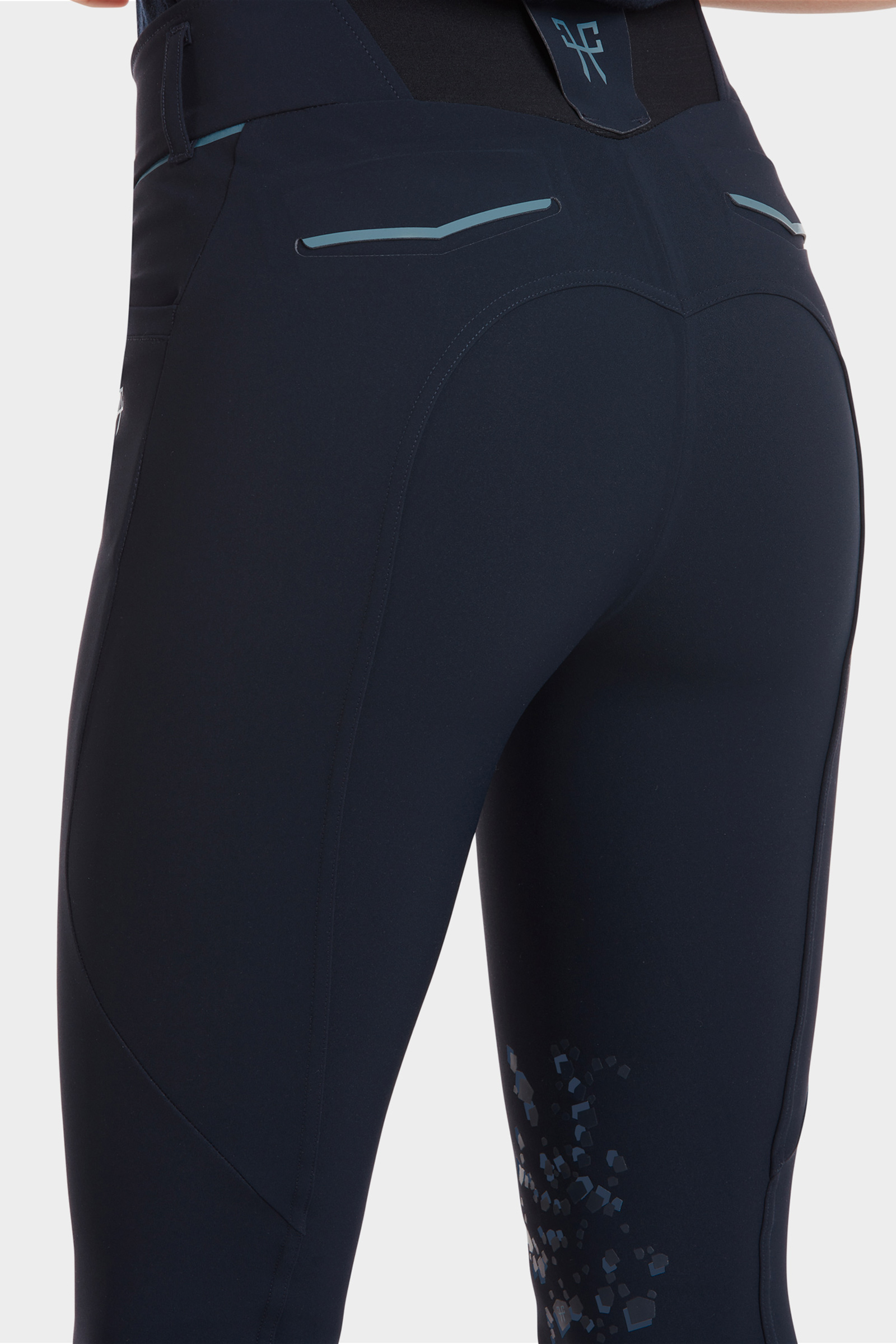 Horse Pilot X-Perform pantaloni da equitazione da donna con toppa al ginocchio