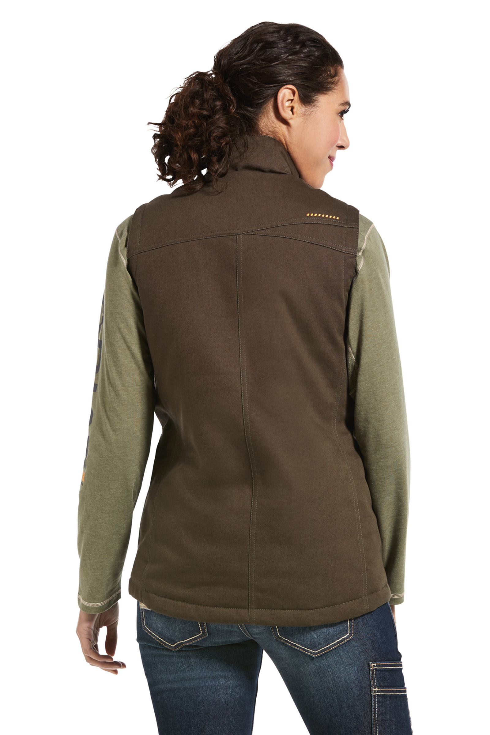 Gilet da donna isolato Ariat Rebar Duracanvas