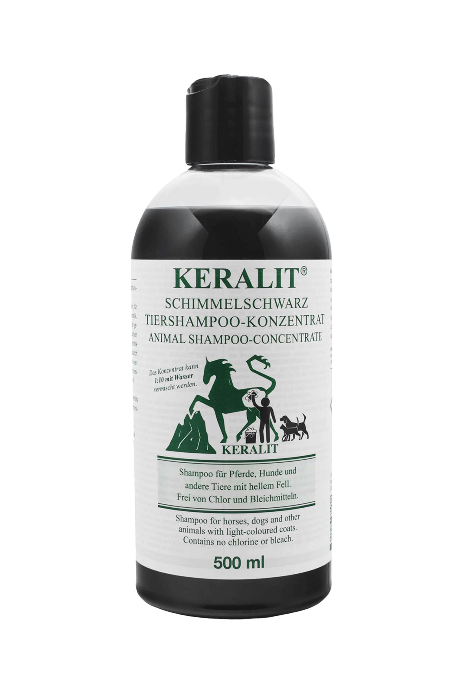 Keralit shampoo concentrato per animali con mantello bianco e grigio, 500 ml