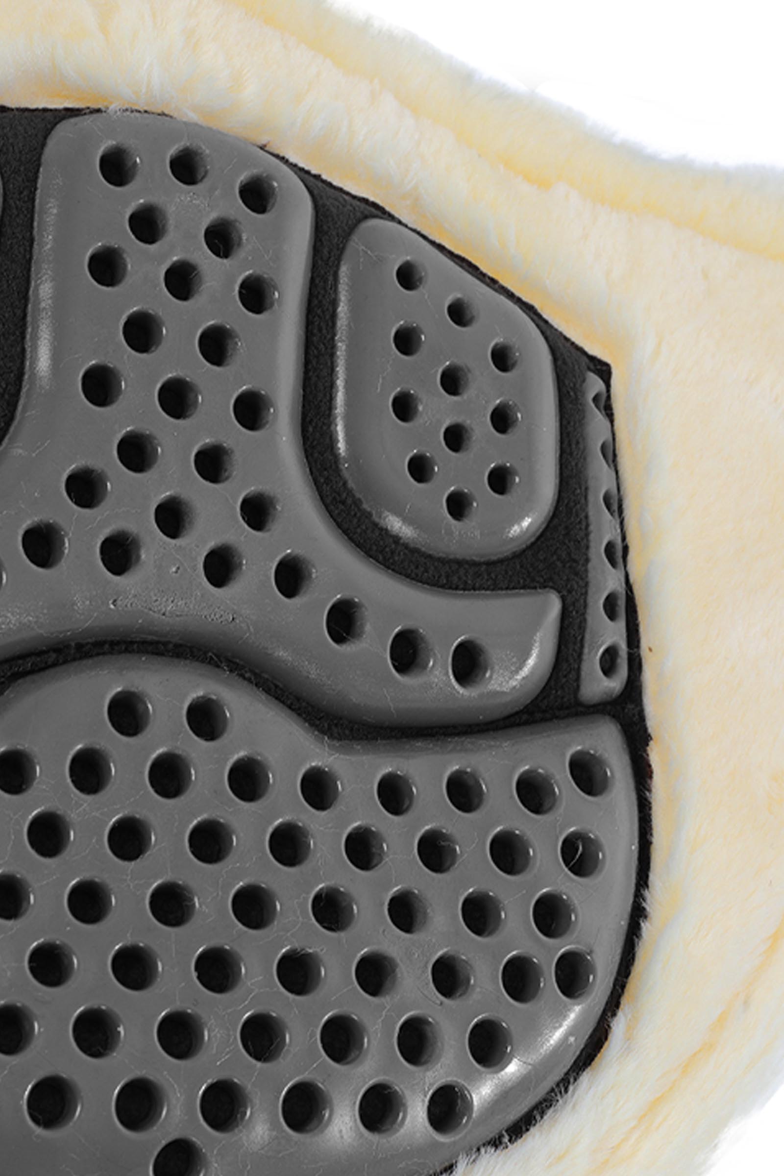 Acavallo sottopancia paracolpi Classic in gel con finta pelliccia  