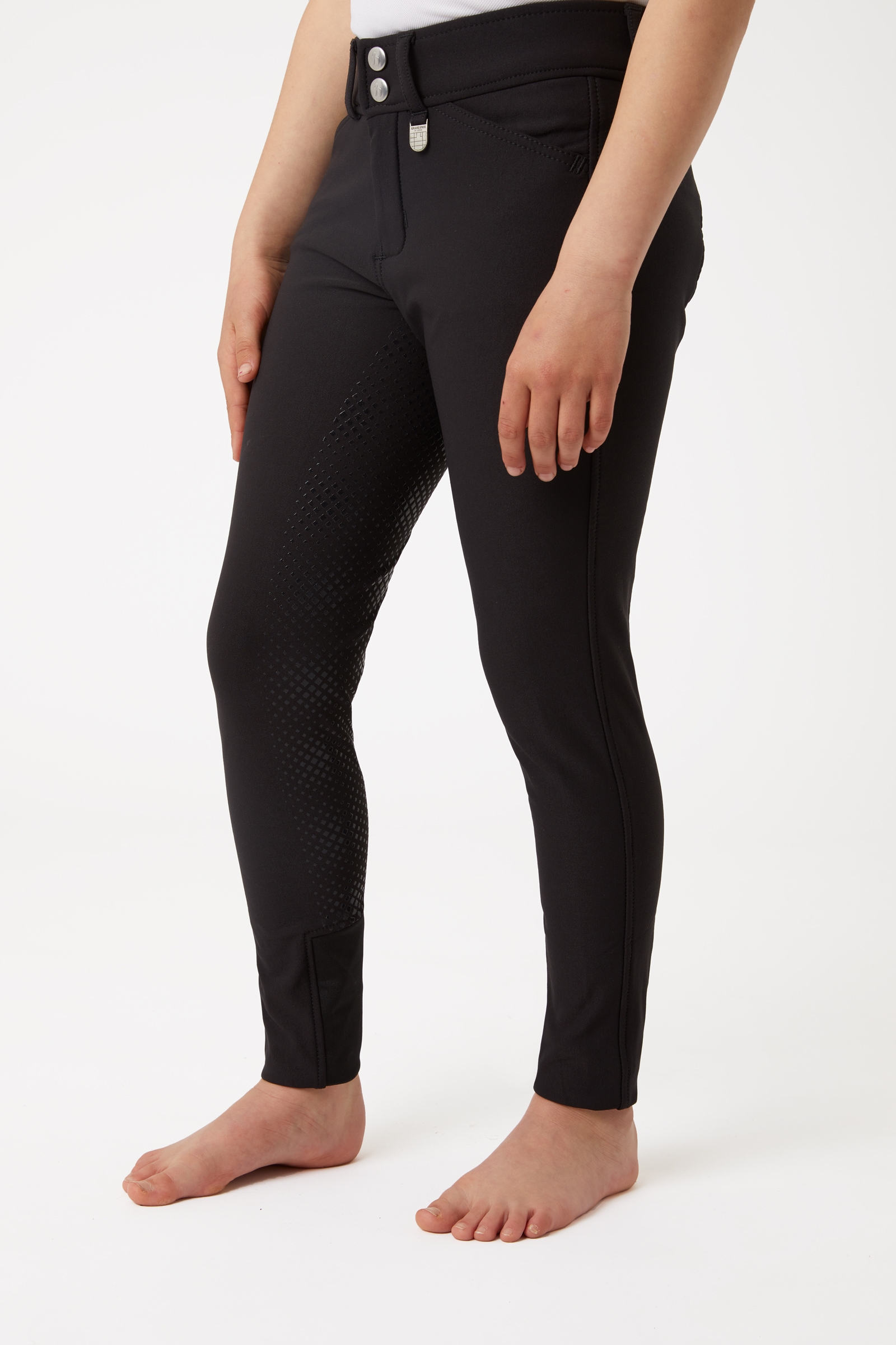 Horze Grand Prix pantaloni da equitazione bambino con full seat in silicone